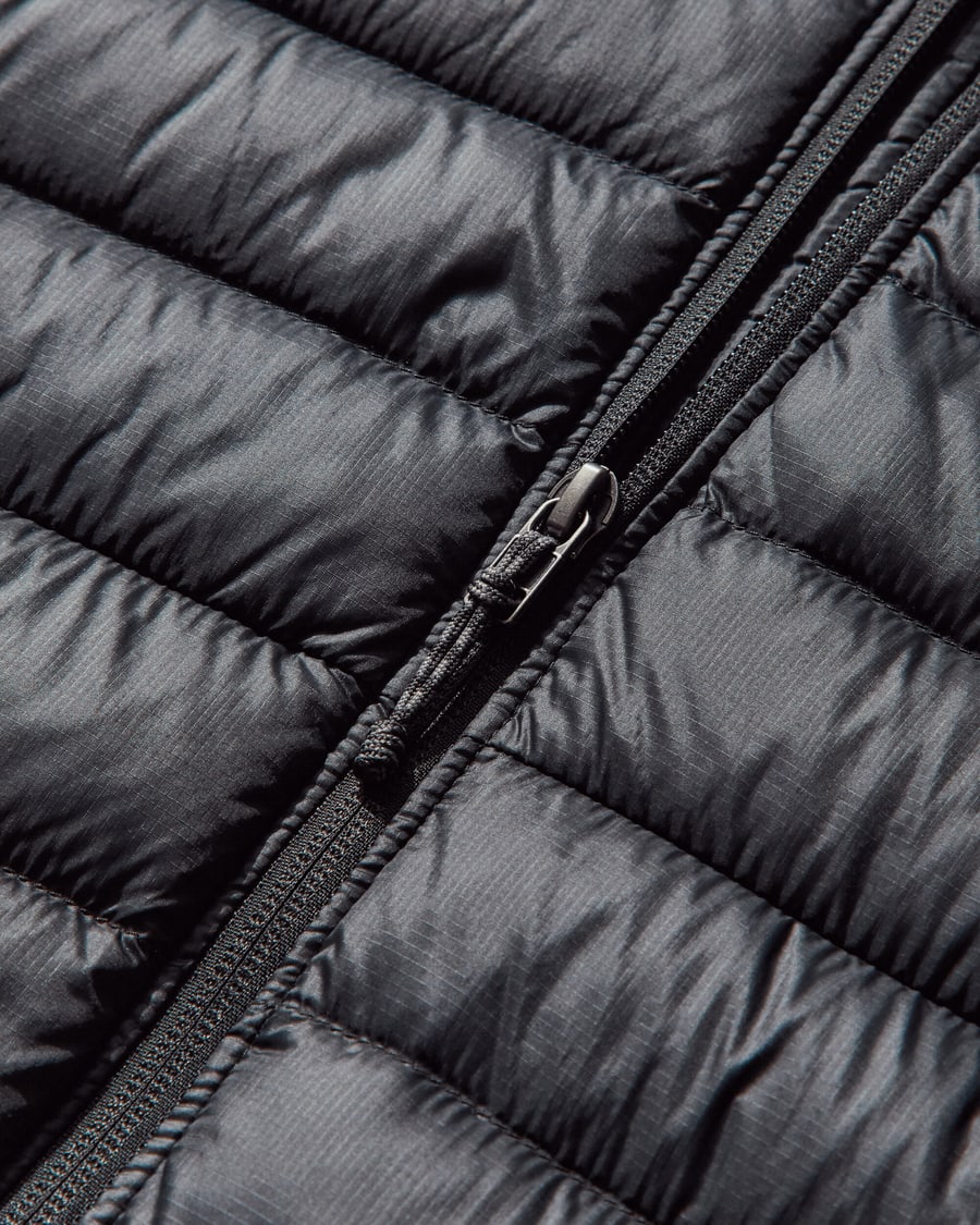 Patagonia Men's Down Sweater Hooded Jacket Black, view 4