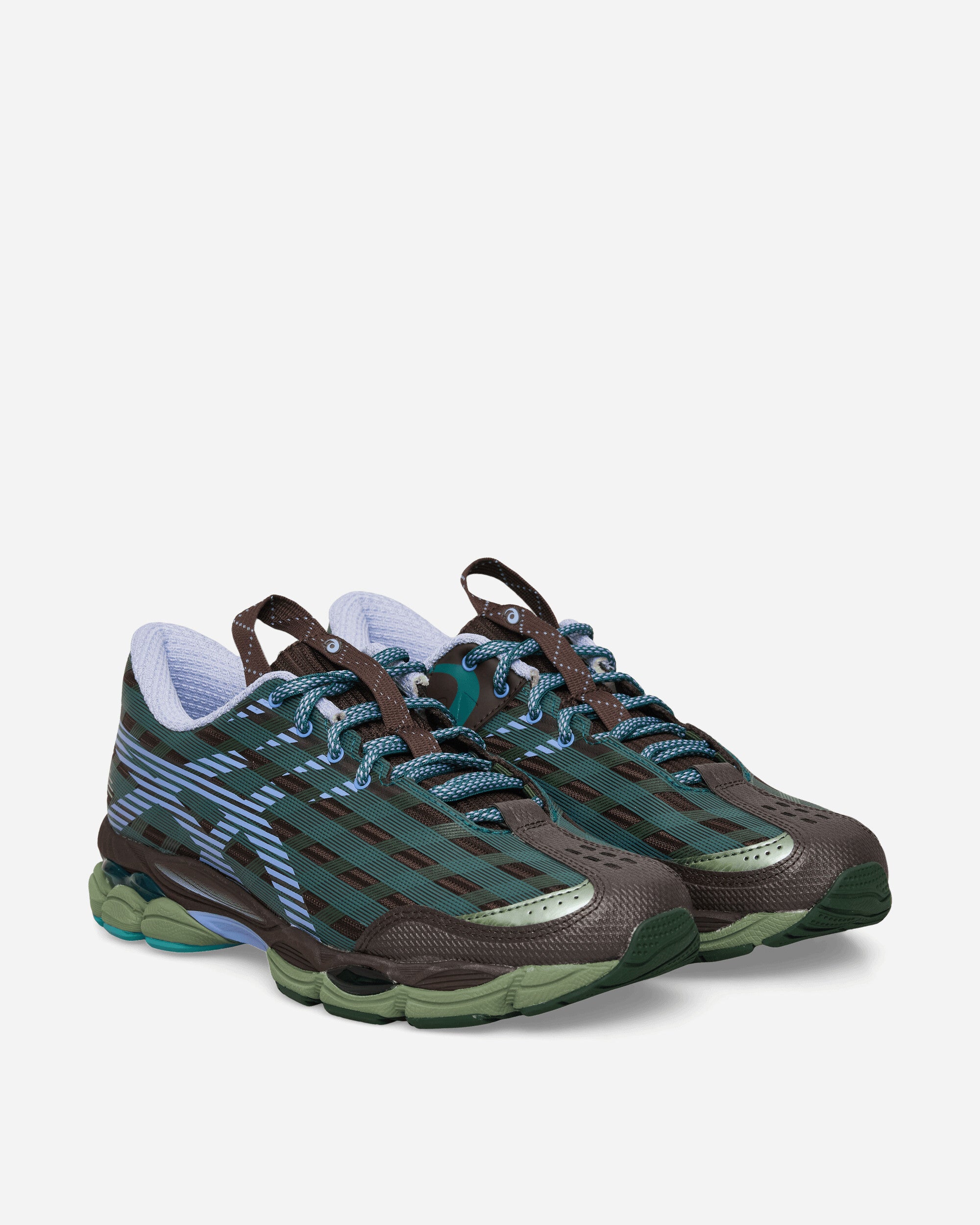 Asics US8-S GEL-SJ33 Sneakers Roasted Coffee / Periwinkle Blue, view 2