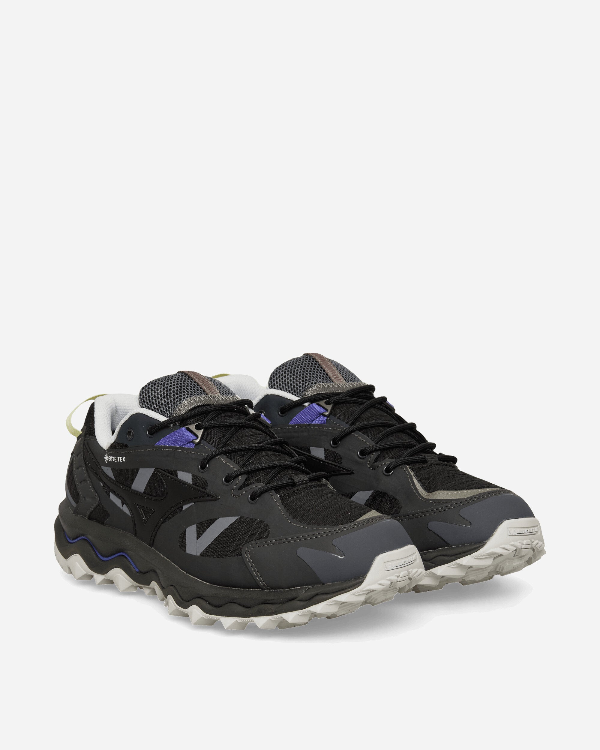 Mizuno Wave Mujin TL GORE-TEX Sneakers Black / Royal Blue, view 2