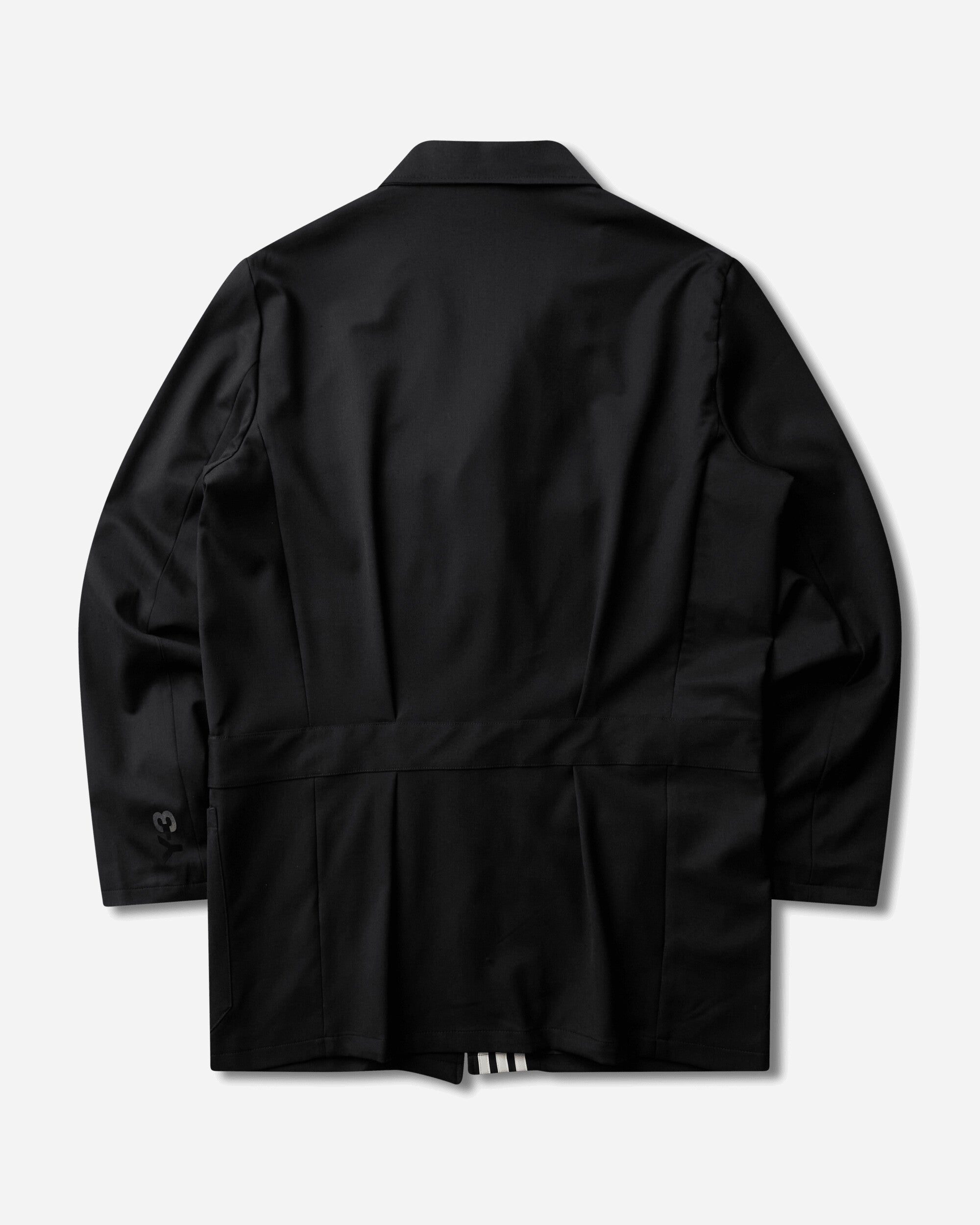 Y-3 Men's Wool Chore Coat Black, view 2