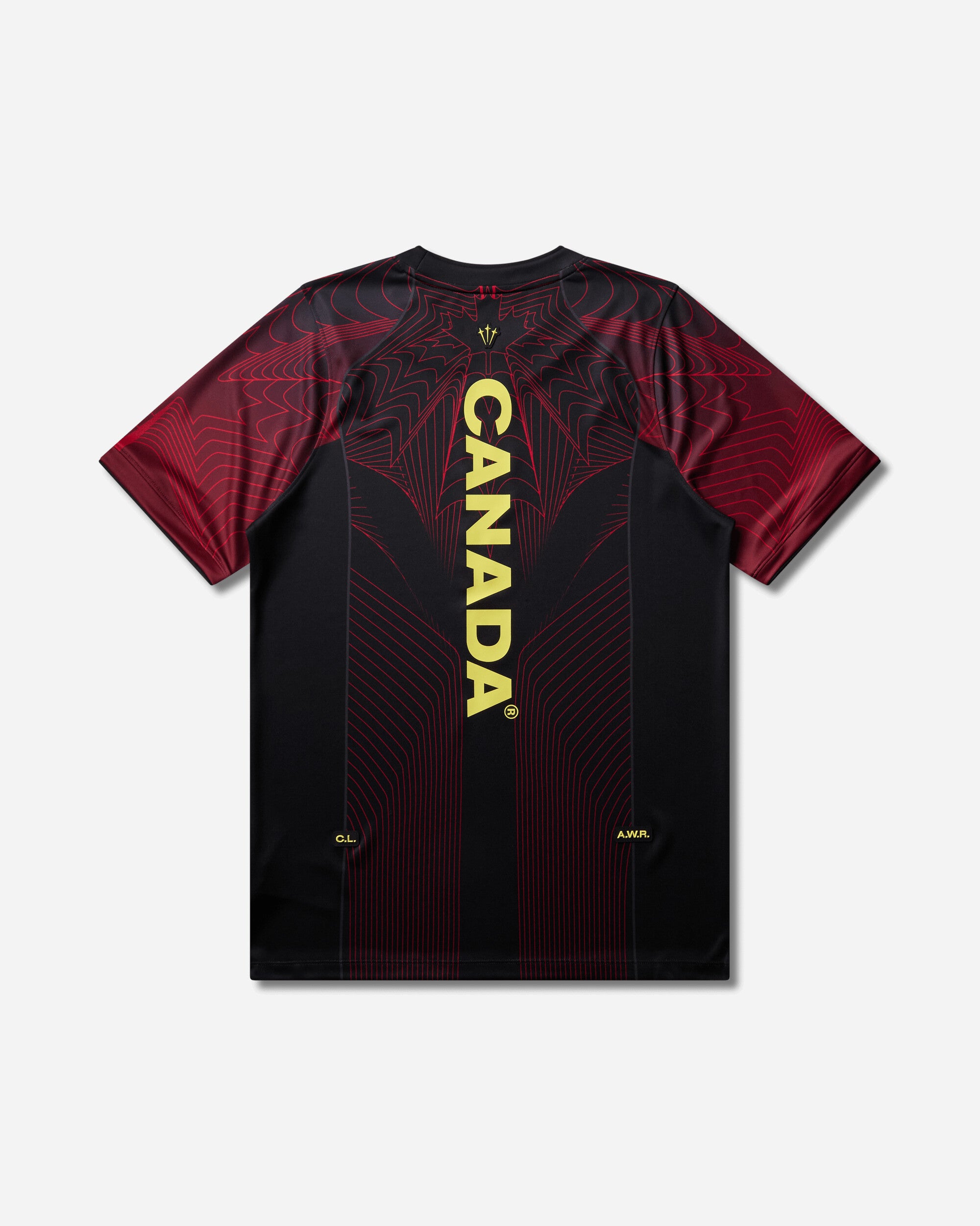 Nike Men's Canada x NOCTA Dri-FIT Academy ProFootball T-Shirt Black / University Red, view 2