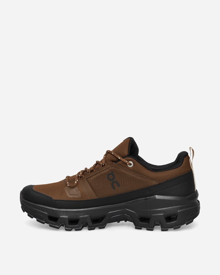 On Cloudrock Low WP Sneakers Earth / Black, view 3
