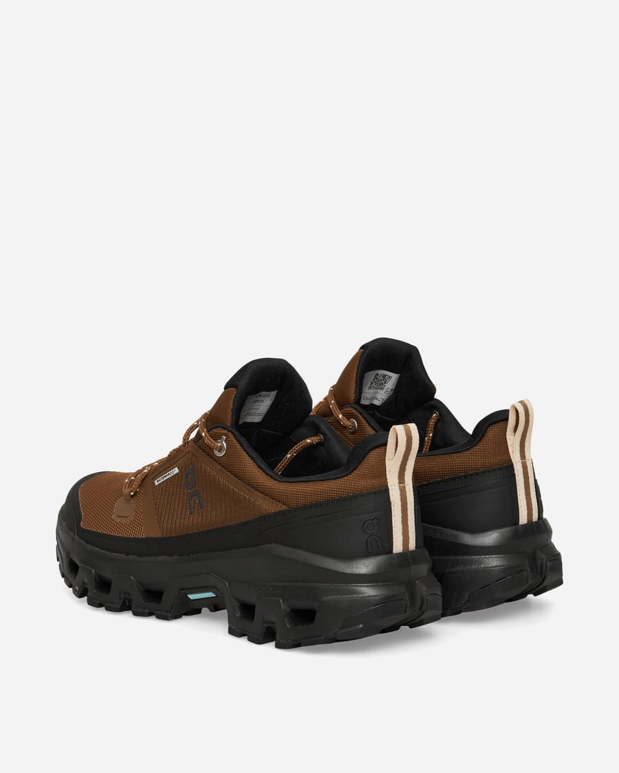 On Cloudrock Low WP Sneakers Earth / Black, view 4