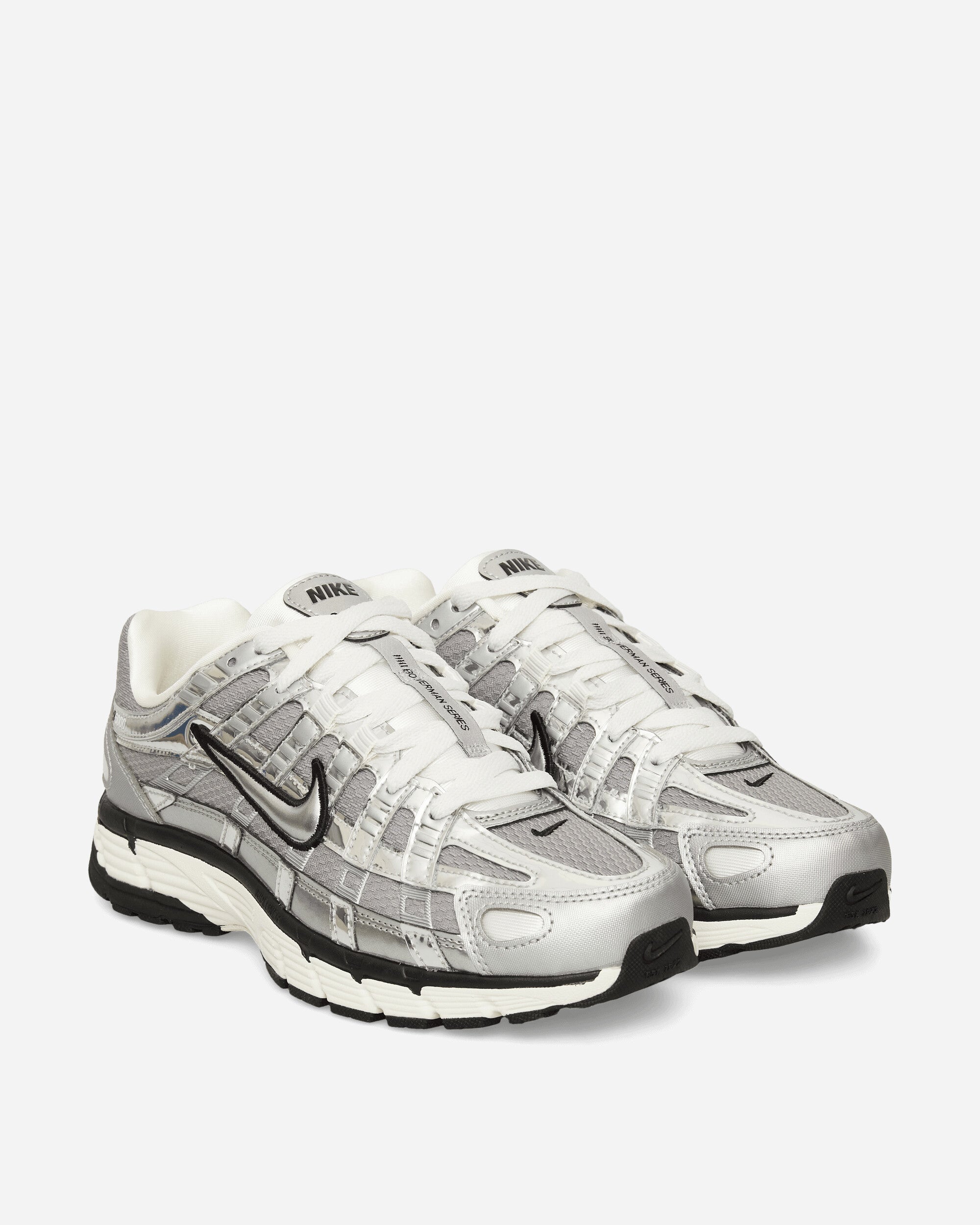 Nike P-6000 Sneakers Metallic Silver / Sail / Black, view 2