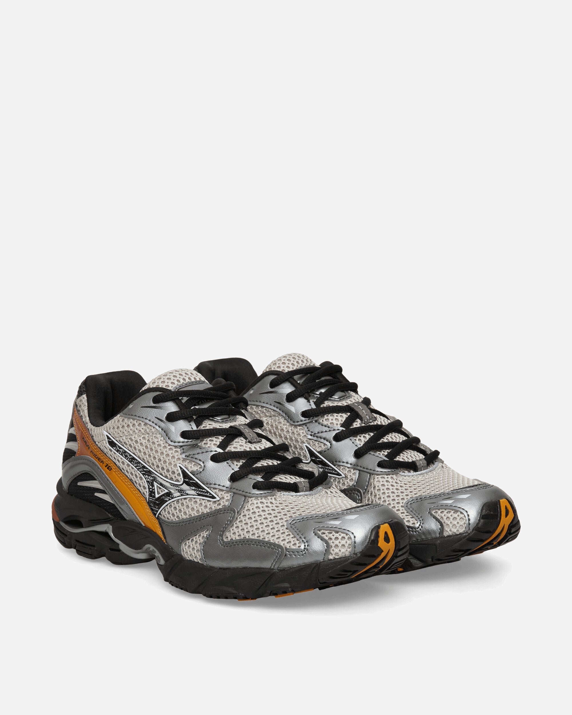 Mizuno Wave Rider 10 Sneakers Harbor Mist / Black / Harvest Gold, view 2