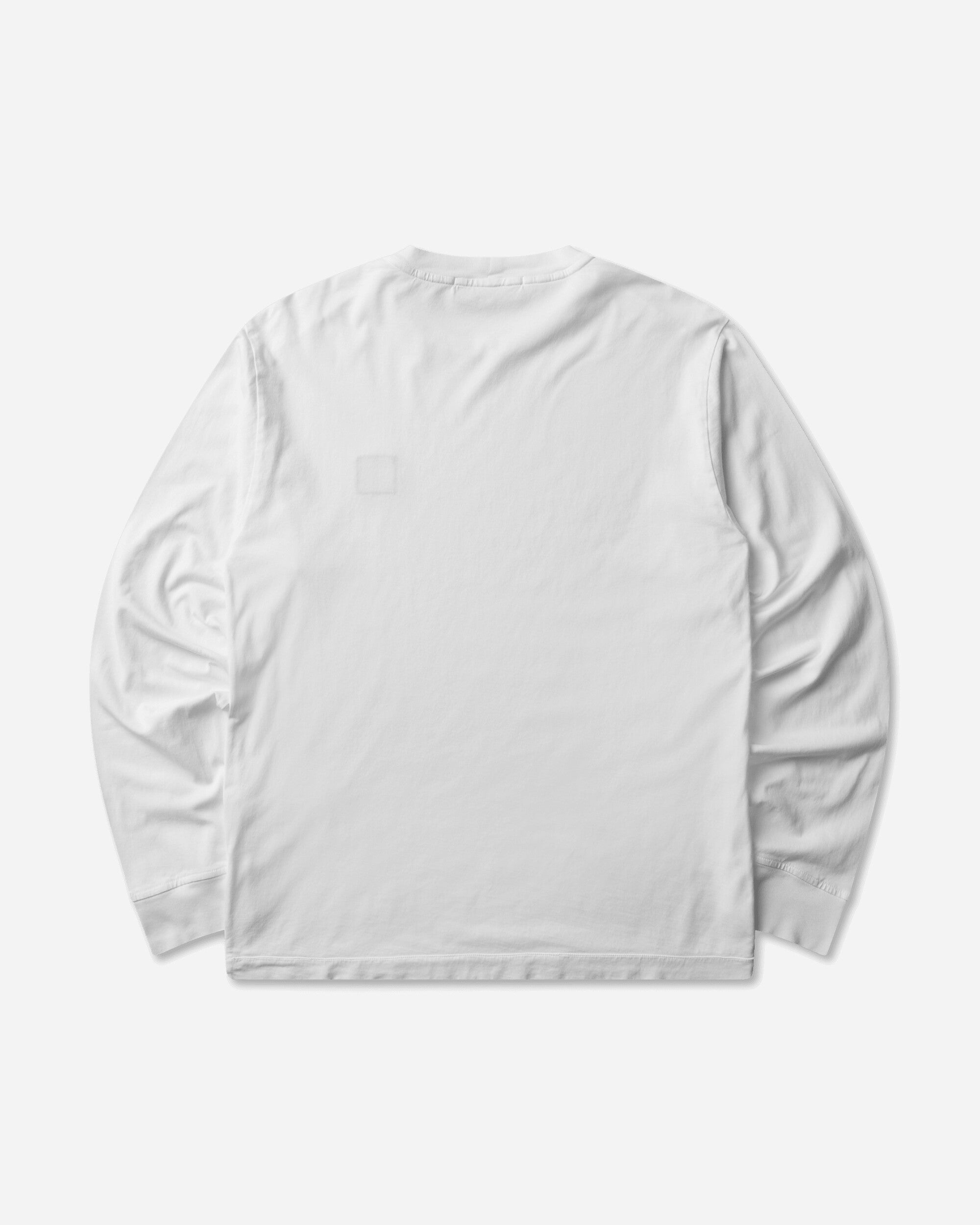 Stone Island Men's 60/2 Cotton Jersey Longsleeve T-Shirt White, view 2