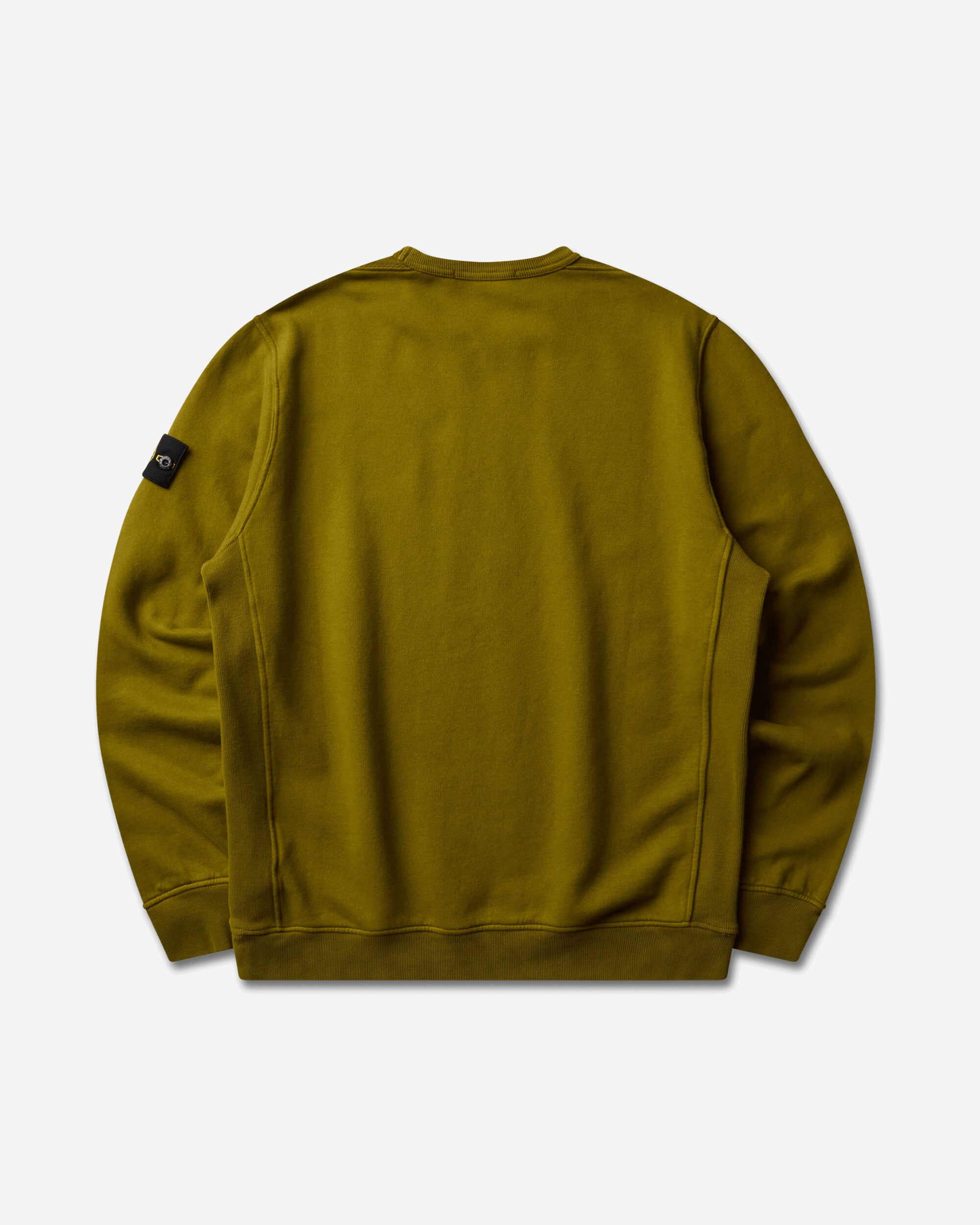 Stone Island Men's Organic Cotton Fleece Crewneck Sweatshirt Cactus, view 2