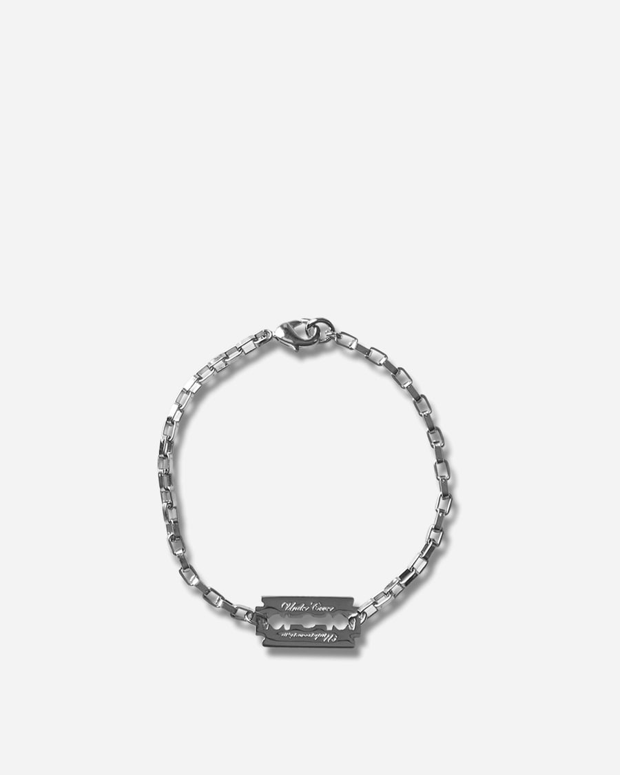 Undercover Razor Blade Bracelet Silver