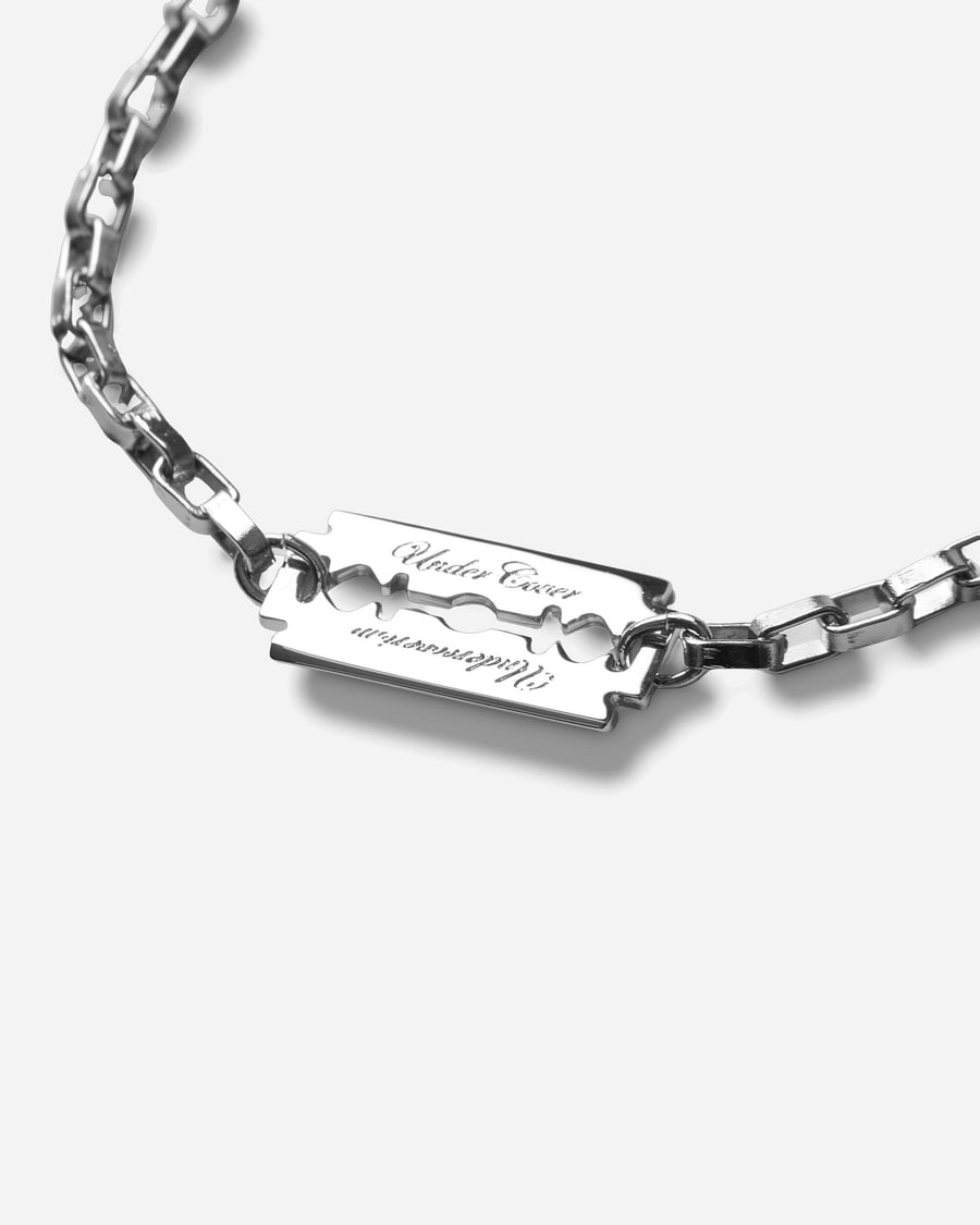 Undercover Razor Blade Bracelet Silver, view 4