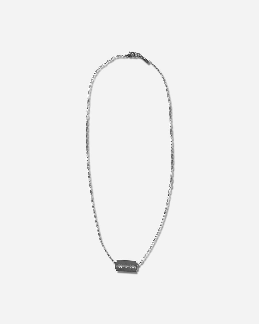 Undercover Razor Blade Neckalce Silver, view 2