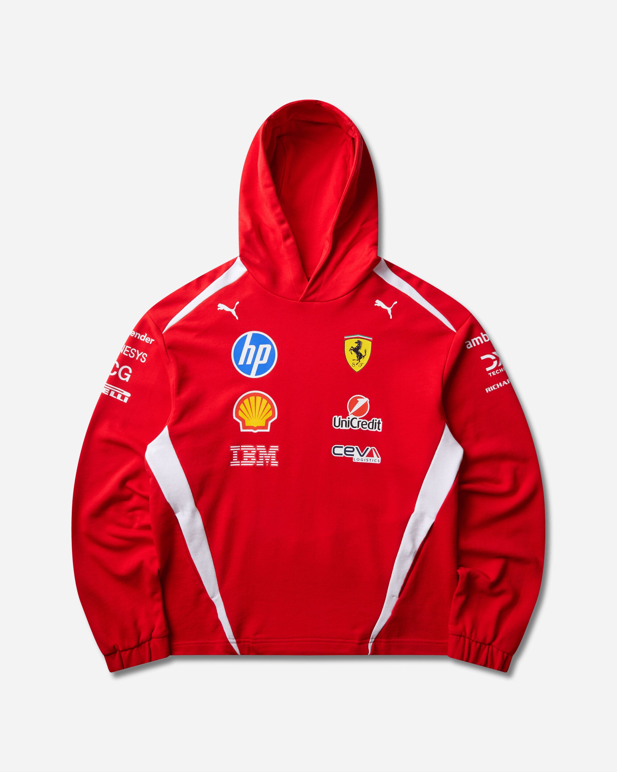 Puma Scuderia Ferrari HP Replica Drivers Authentic Hoodie Red