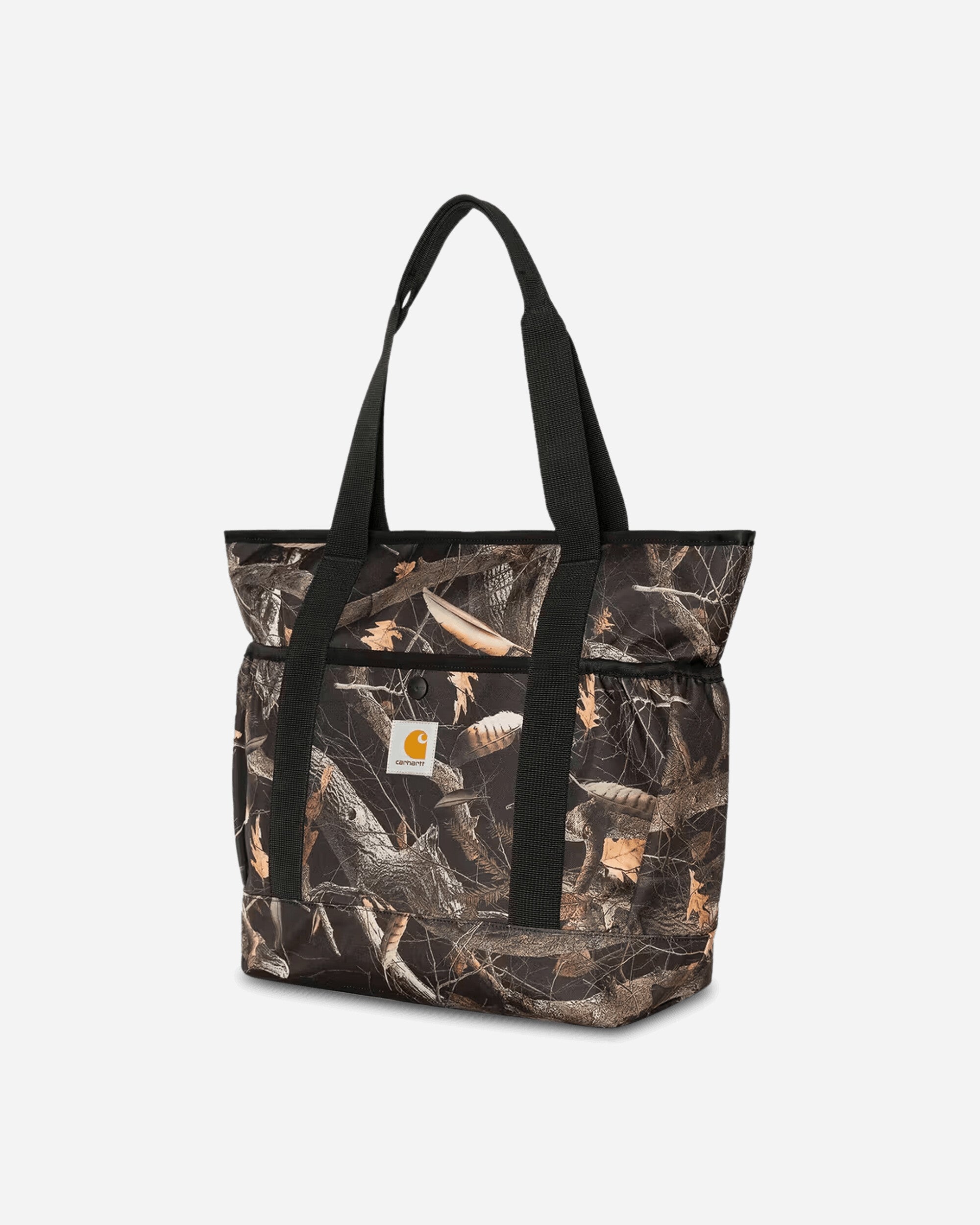 Carhartt WIP Clapton Tote Bag Camo Feather Tree / Black, view 2