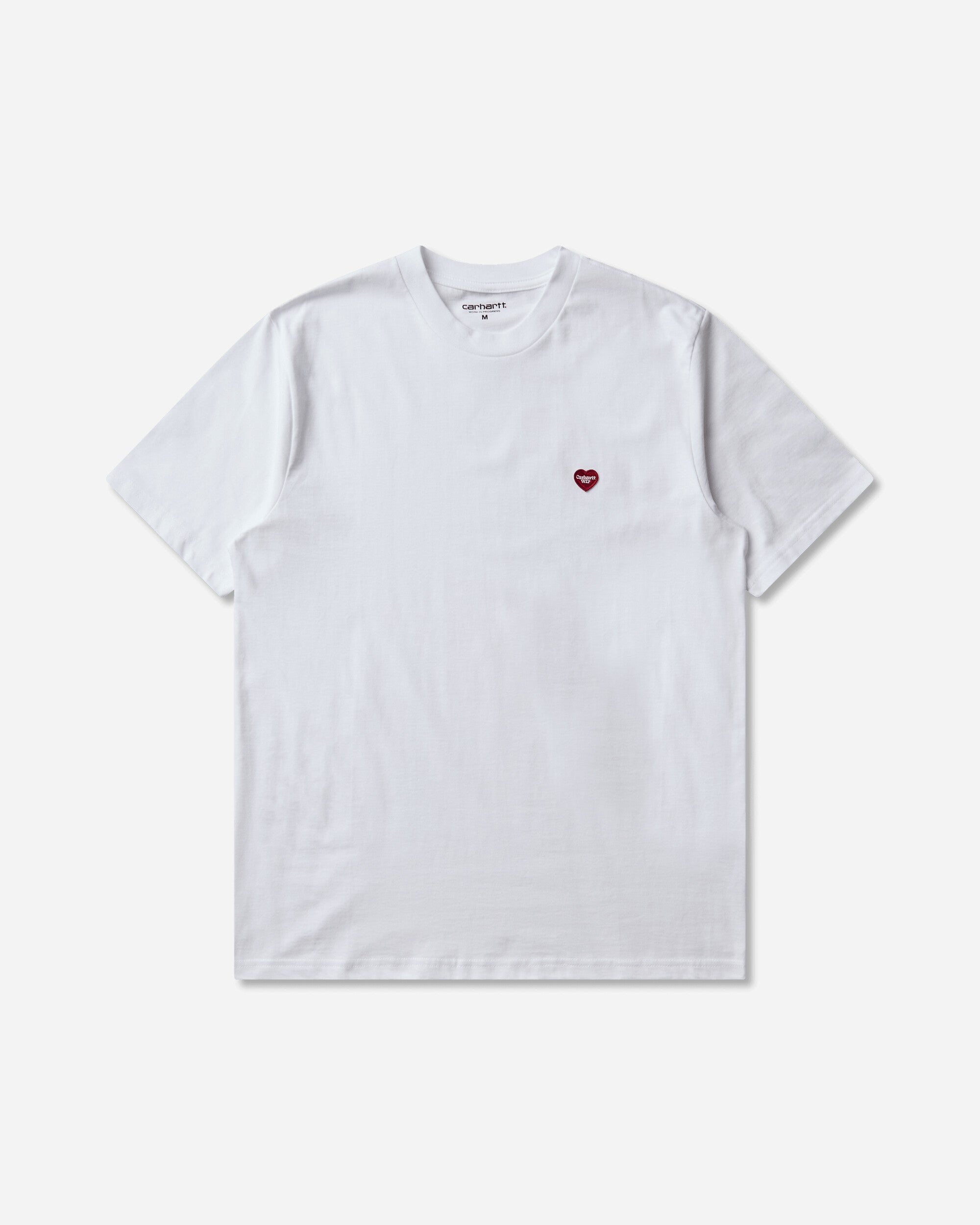 Carhartt WIP Men's Small Heart T-Shirt White / Red