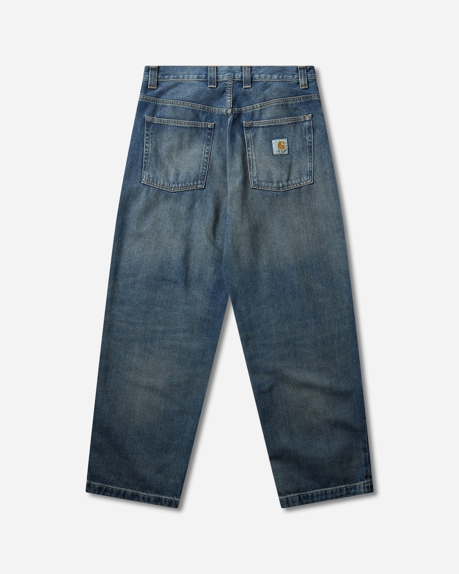 Carhartt WIP Men's Brandon Pants Blue (Worn Washed), view 2