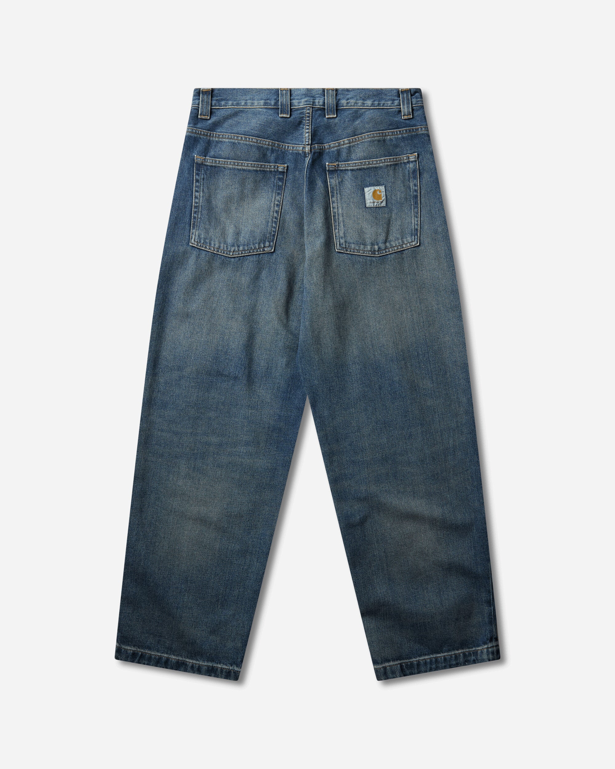 Carhartt WIP Men's Brandon Pants Blue (Worn Washed), view 2