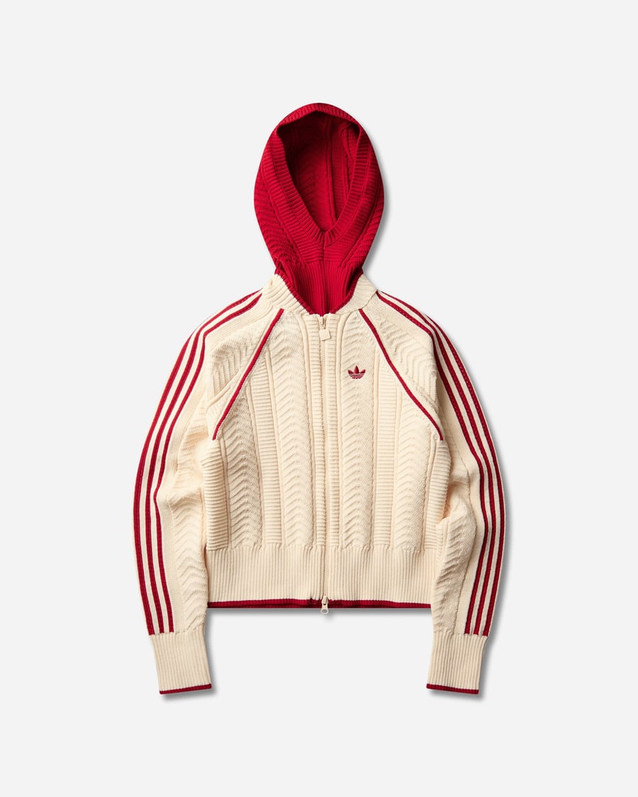 adidas Women's SST Track Top Warm Vanilla / Team Victory Red