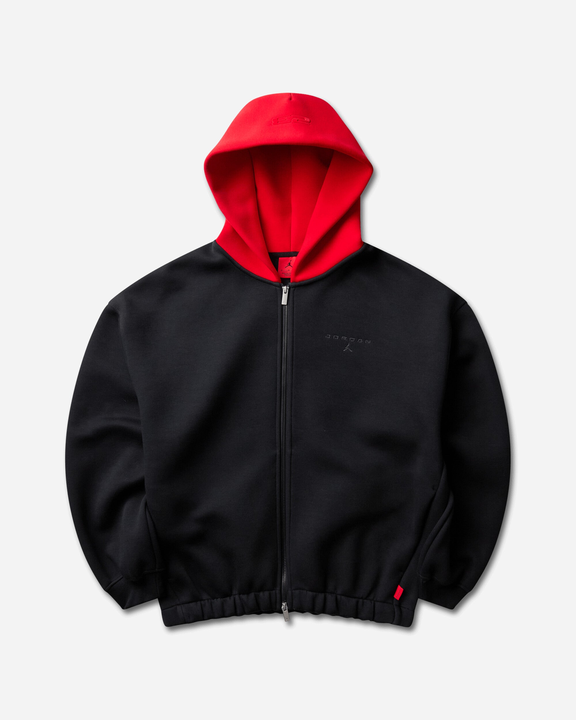 Nike Jordan Men's Flight Zip Hoodie Black / University Red