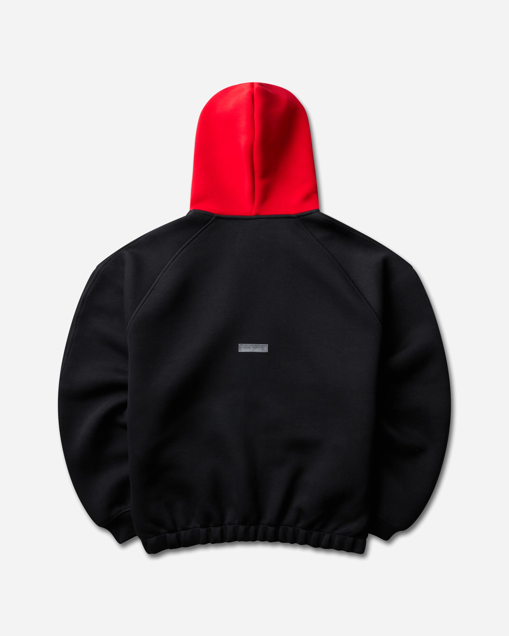 Nike Jordan Men's Flight Zip Hoodie Black / University Red, view 2