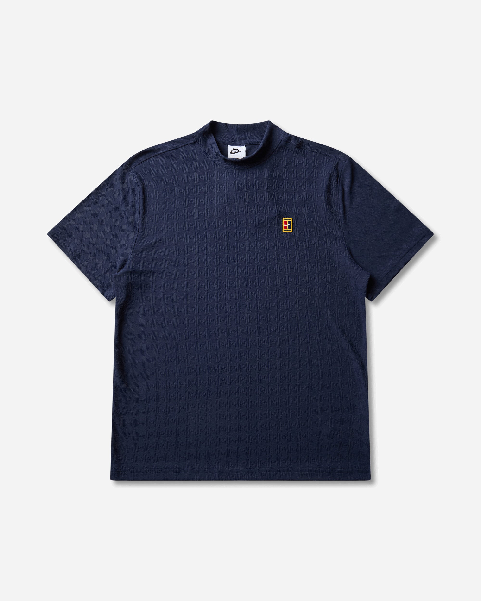 Nike Men's Club Rules Aero-FIT Mock-Neck T-Shirt Obsidian