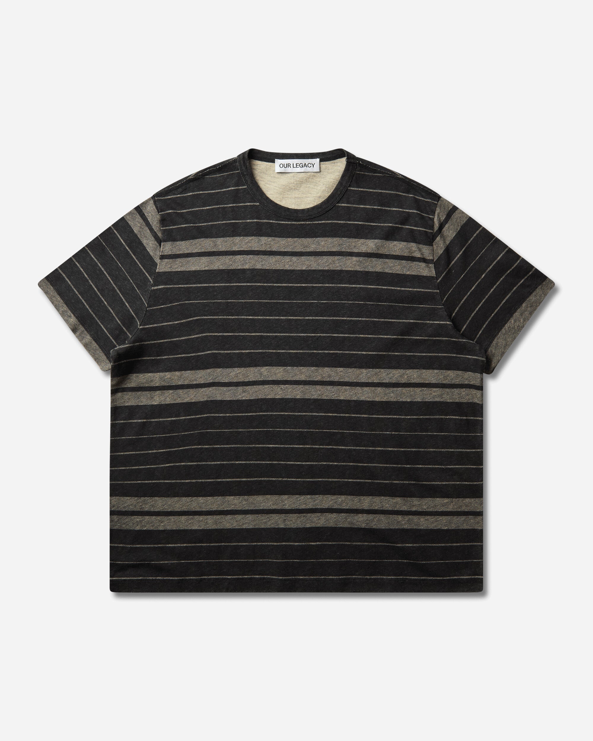 Our Legacy Men's New Box T-Shirt Ziggy Stripe