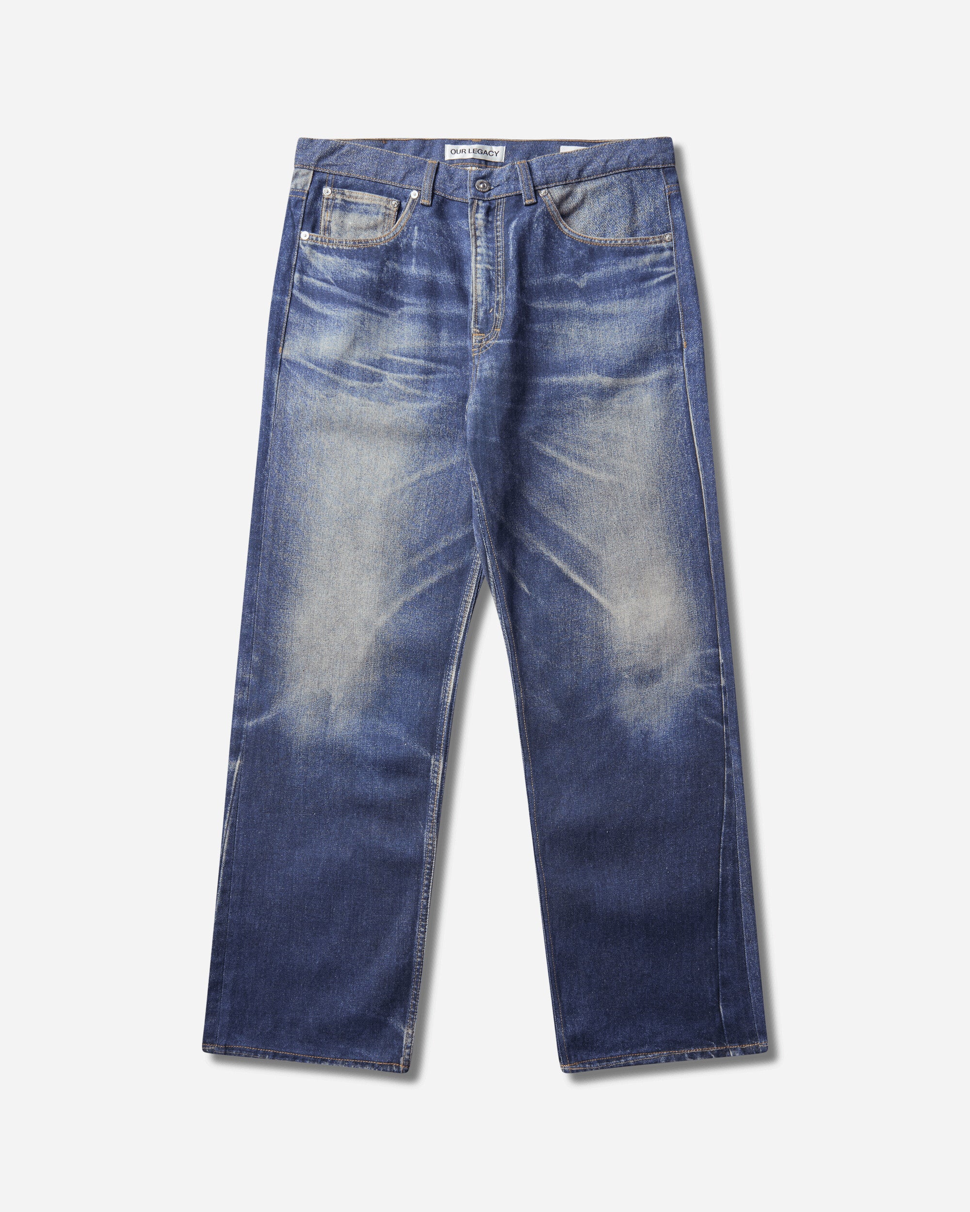 Our Legacy Men's Third Cut Jeans Azure Print