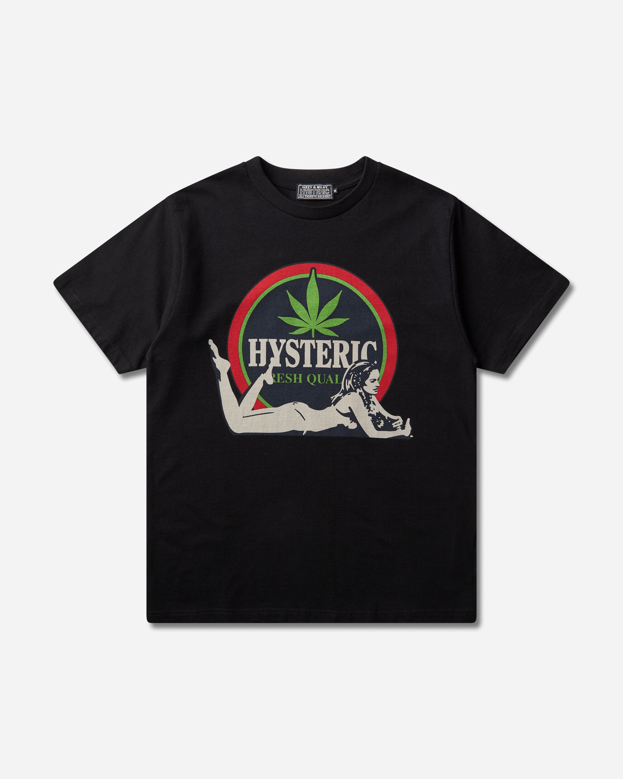 Hysteric Glamour Men's Fresh Quality T-Shirt Black