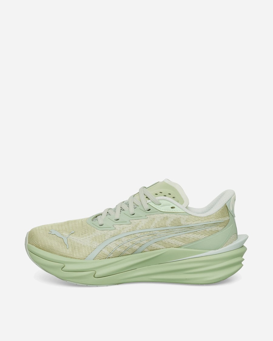 Puma Deviate NITRO 4 Sneakers Soft Grass / Créme De Mint, view 3