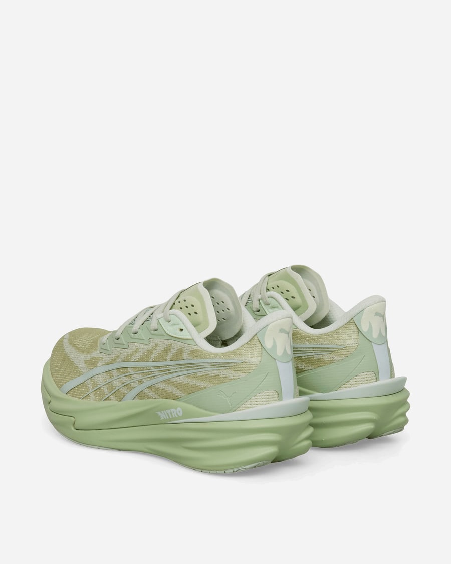 Puma Deviate NITRO 4 Sneakers Soft Grass / Créme De Mint, view 4