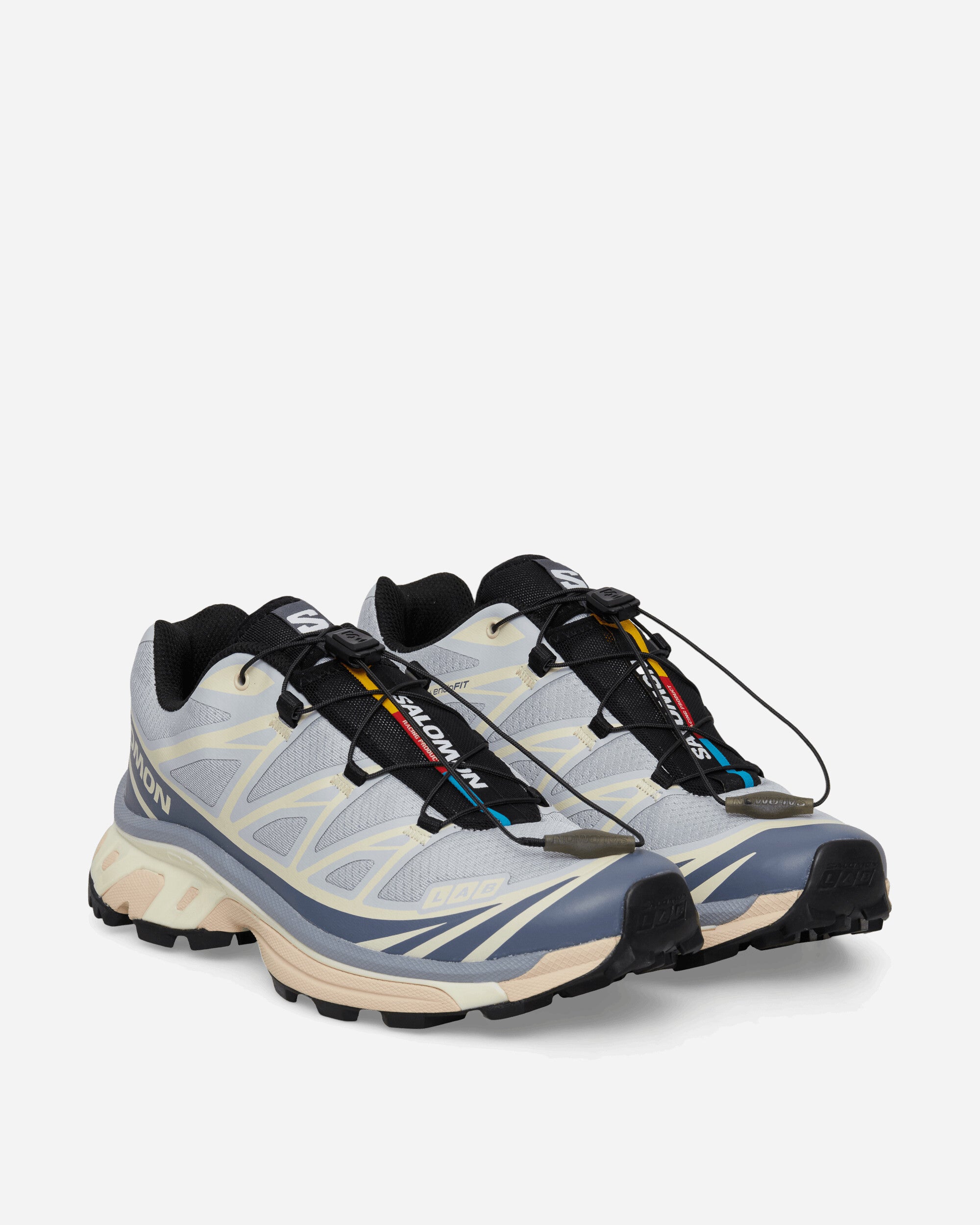 Salomon XT-6 Sneakers Pearl Blue / Grisaille / Vanilla Ice, view 2