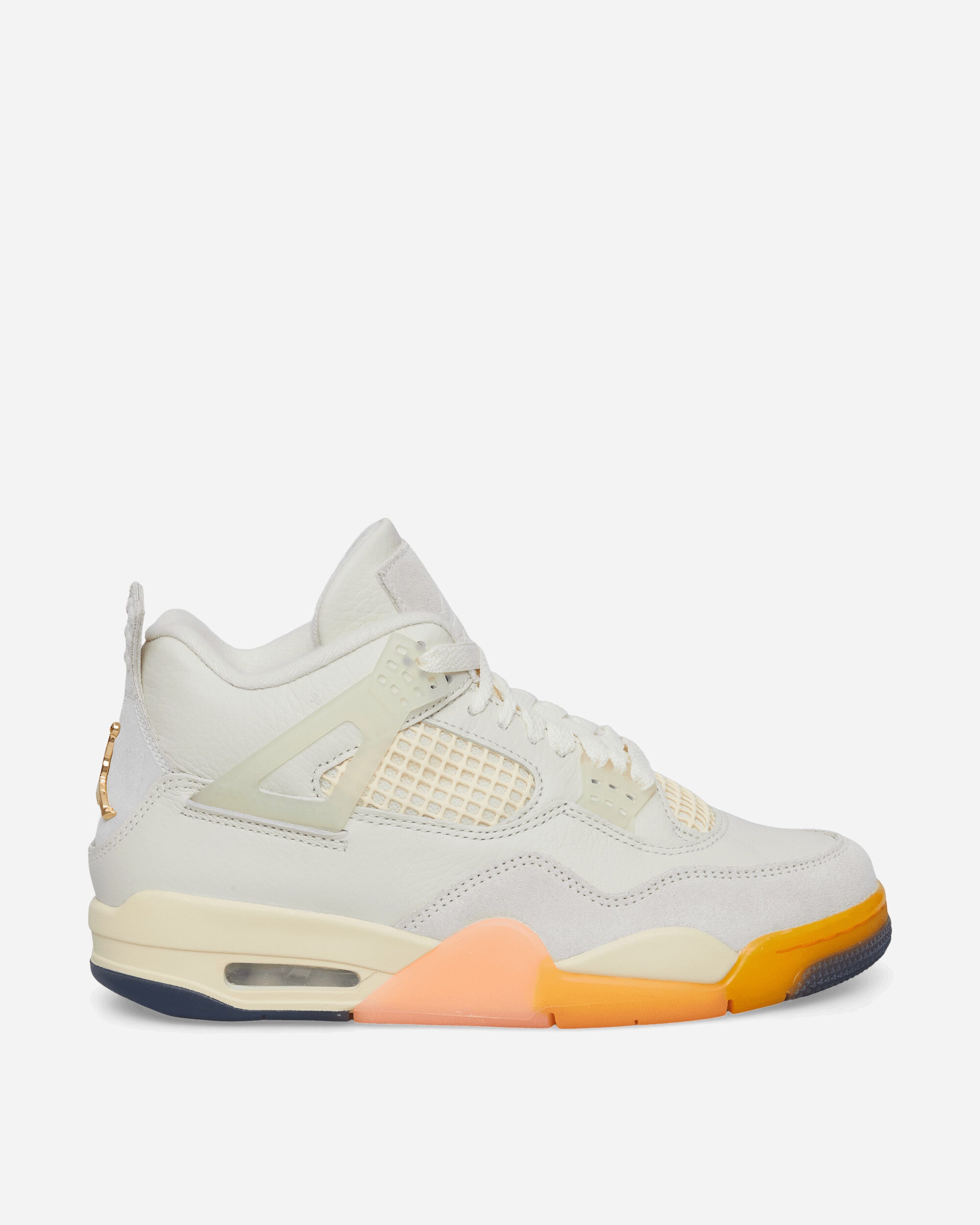 Nike Jordan Women's Air Jordan 4 Retro 'Birds of Paradise' Sneakers Coconut Milk / Bright Mango