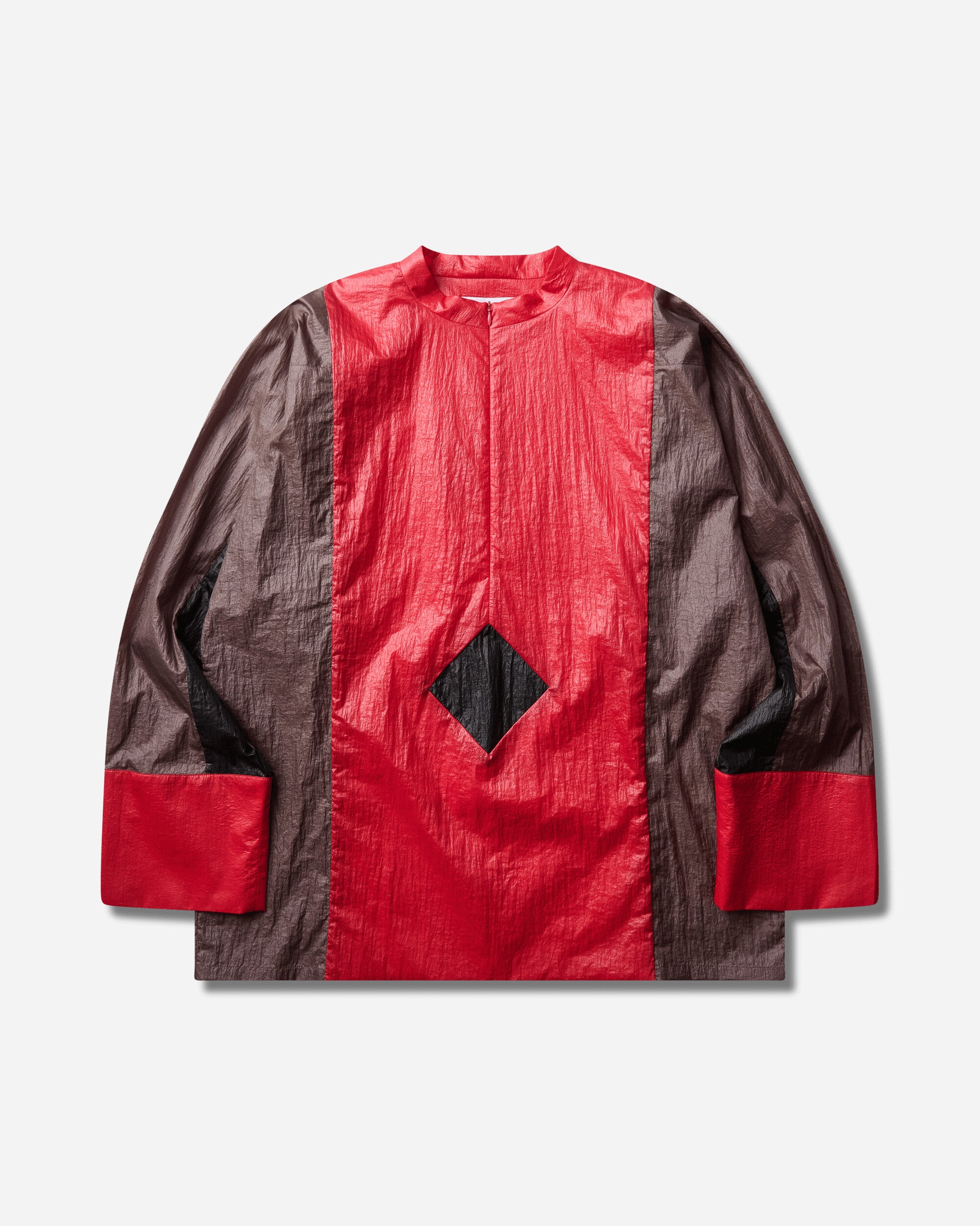 Kiko Kostadinov Men's Hertel Stripe Pullover Crimson