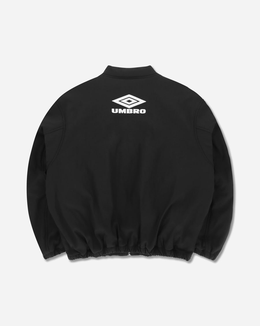 Umbro Men's Padded Bomber Jacket Black, view 2