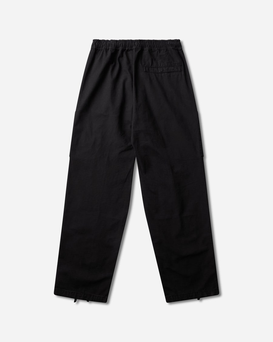 Stone Island Men's Organic Cotton Ripstop Cargo Pants Black, view 2