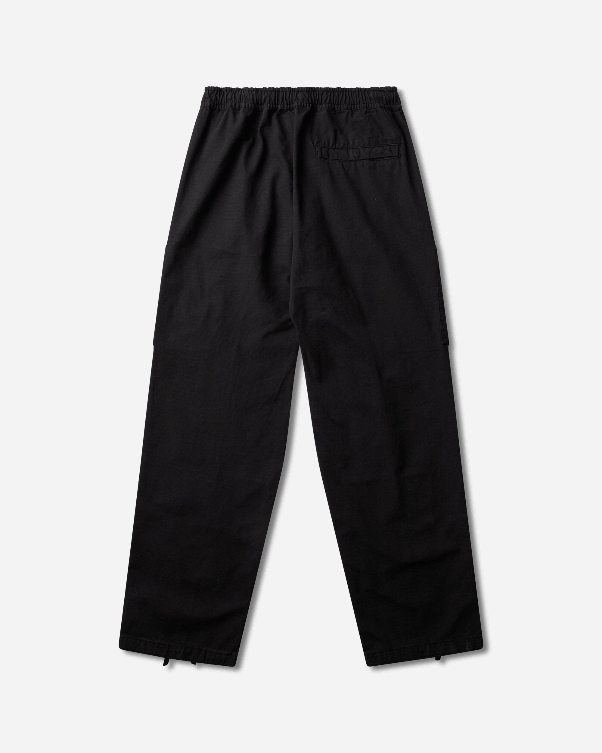 Stone Island Men's Organic Cotton Ripstop Cargo Pants Black, view 2