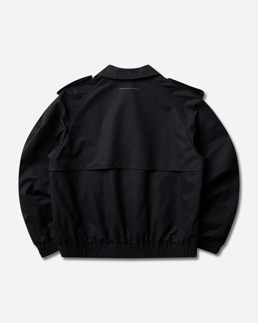 MM6 Maison Margiela Men's Cotton Twill Jacket Black, view 2