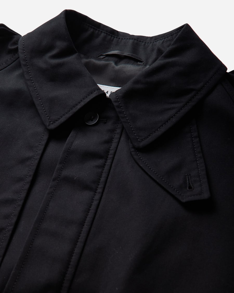 MM6 Maison Margiela Men's Cotton Twill Jacket Black, view 3