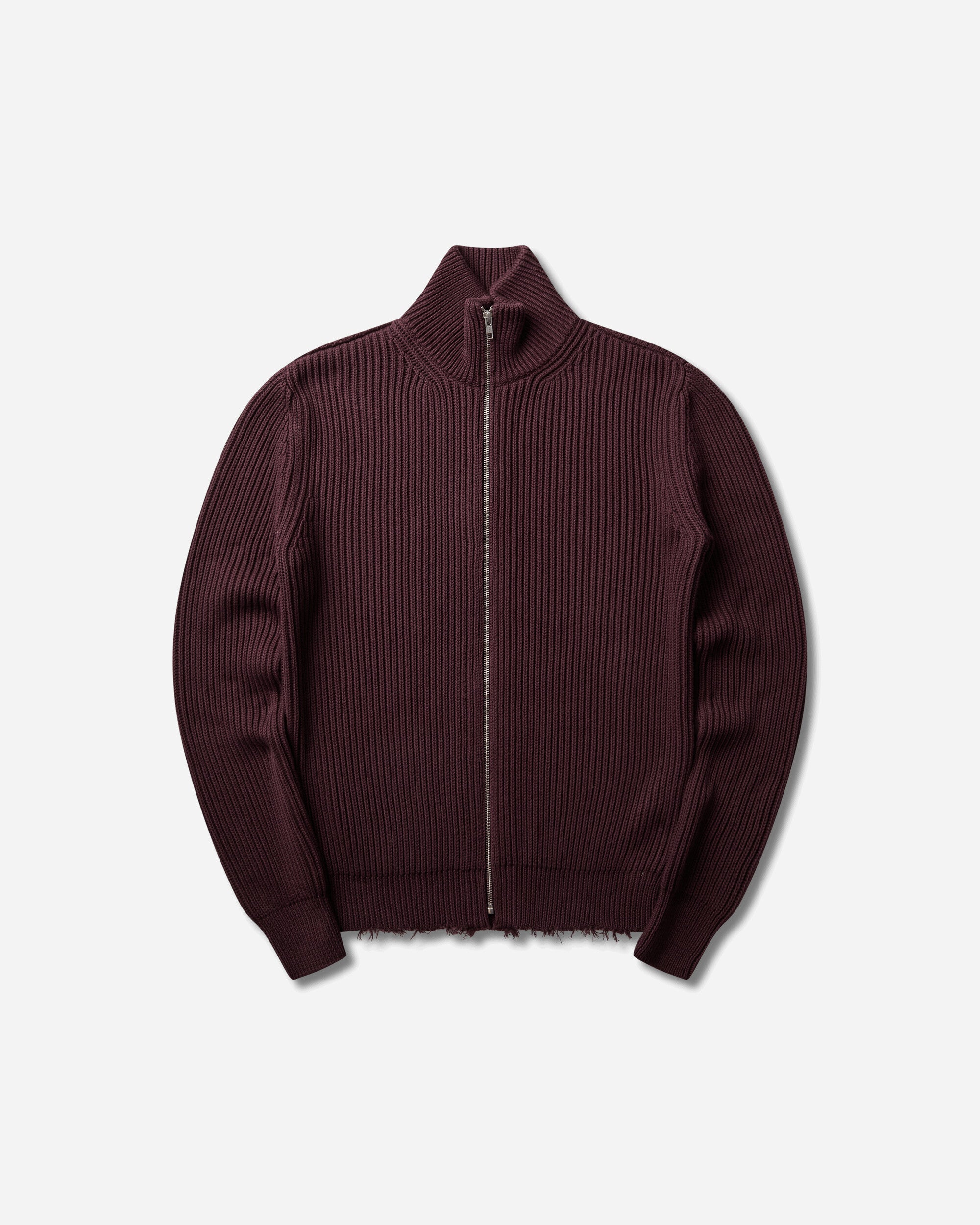 MM6 Maison Margiela Men's Ribbed Cotton Jacket Ciocolat