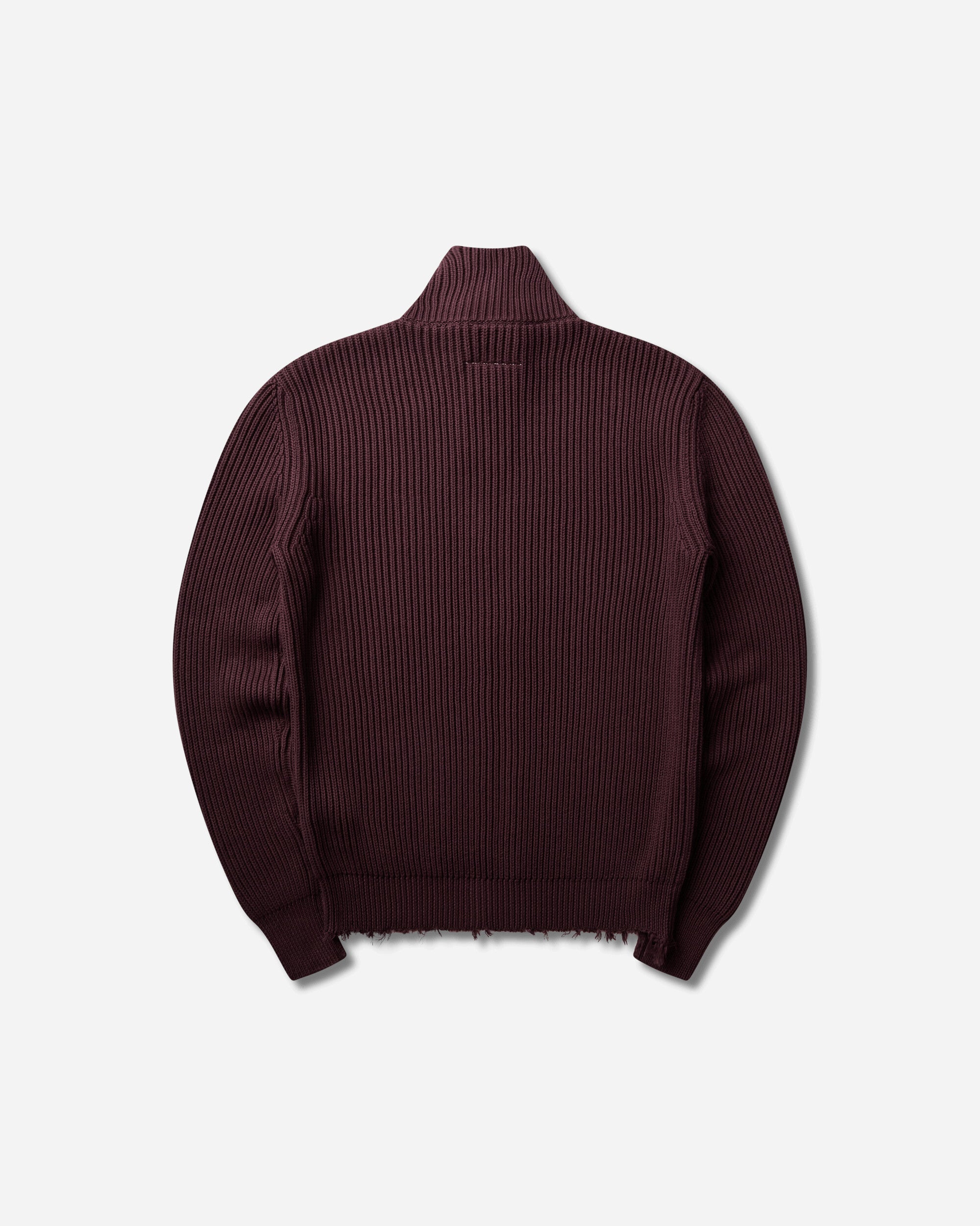 MM6 Maison Margiela Men's Ribbed Cotton Jacket Ciocolat, view 2