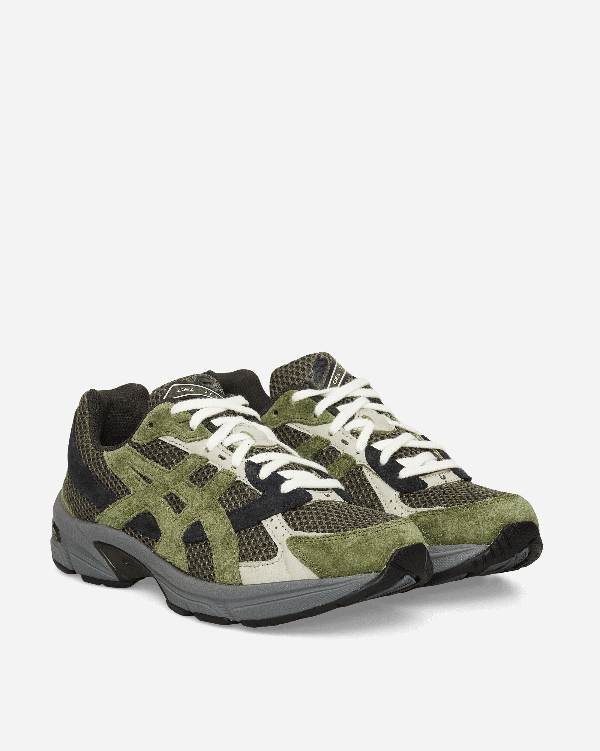 Asics GEL-1130 Sneakers Olive Canvas / Smog Green, view 2