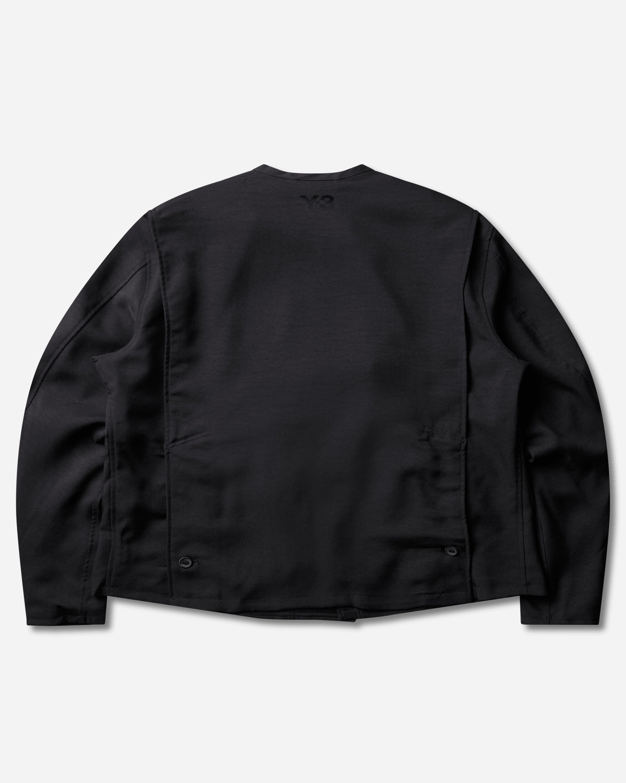 Y-3 Men's Sport Uniform Adaptive Collarless Blouson Black, view 2
