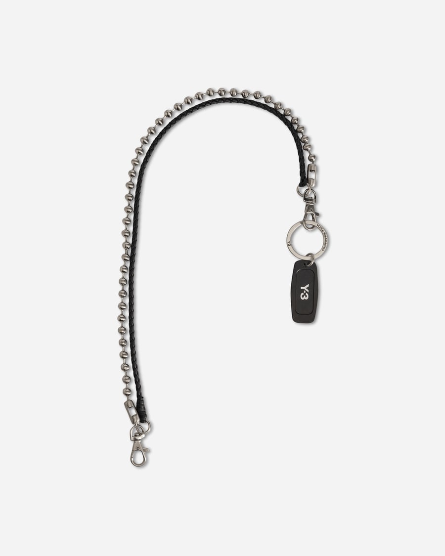 Y-3 Logo Key Chain Black