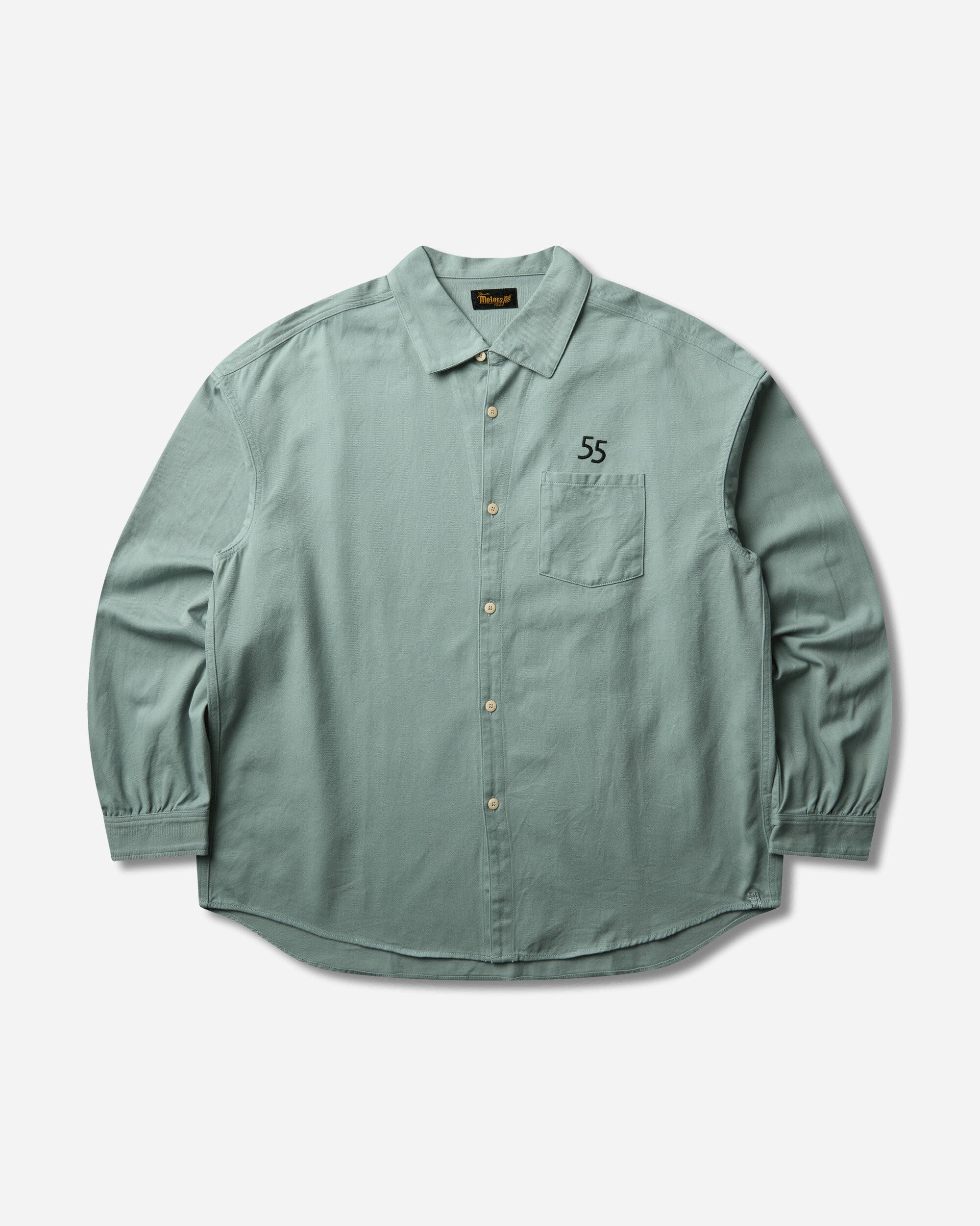 visvim Men's Palmer Longsleeve Shirt Light Green