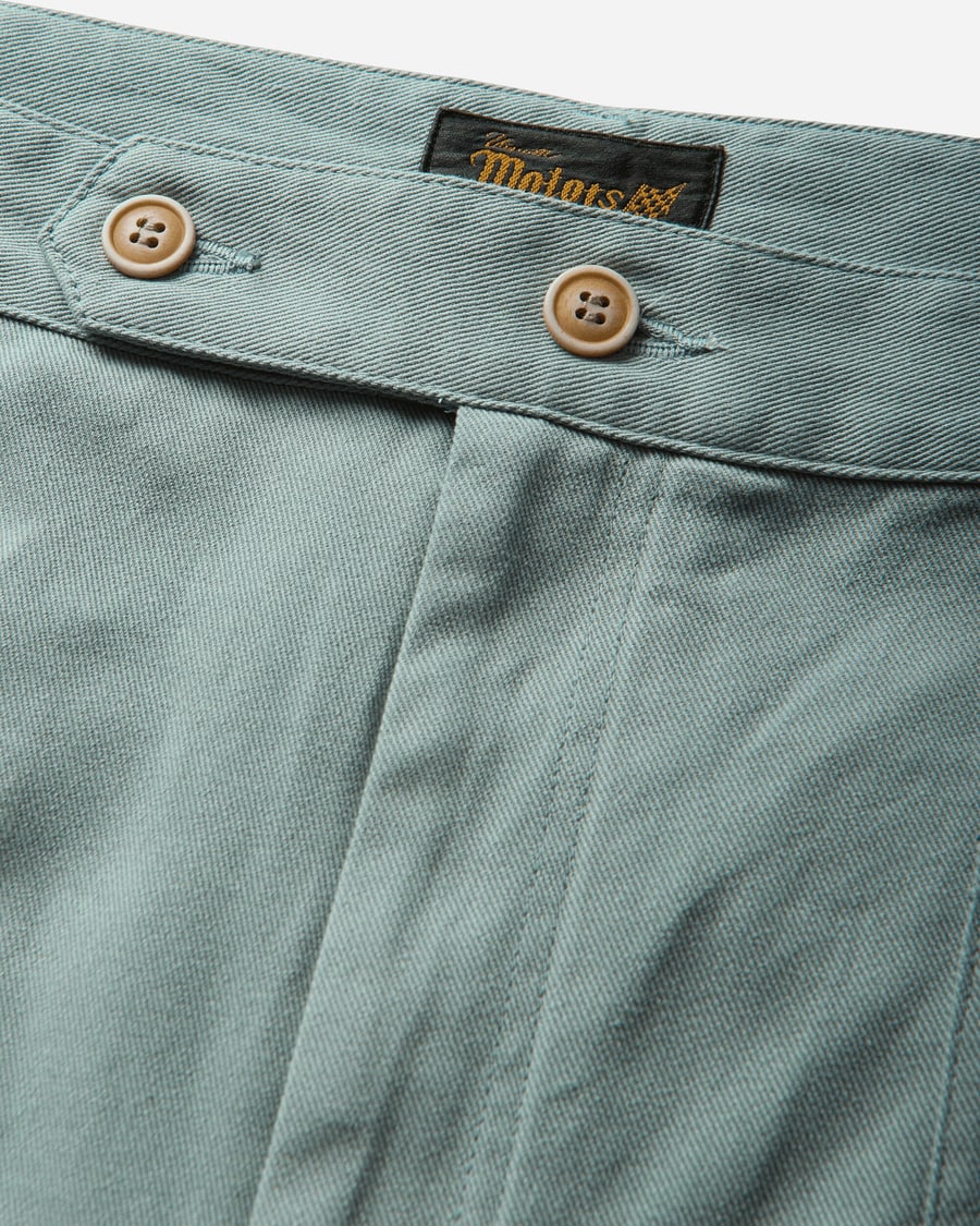 visvim Men's Carrol Pants Light Green, view 4