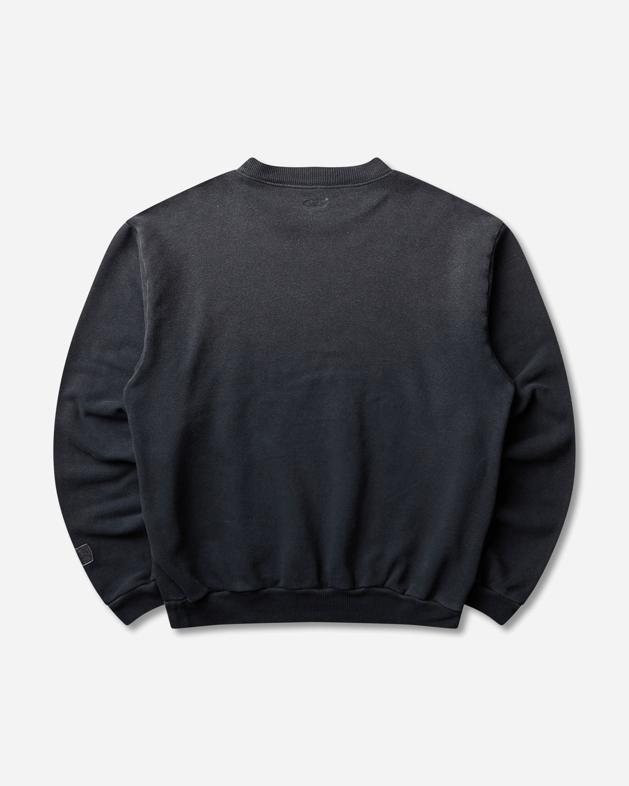 KAPITAL Men's SWT Knit Crewneck Sweatshirt (Kapsize Rule) Black, view 2