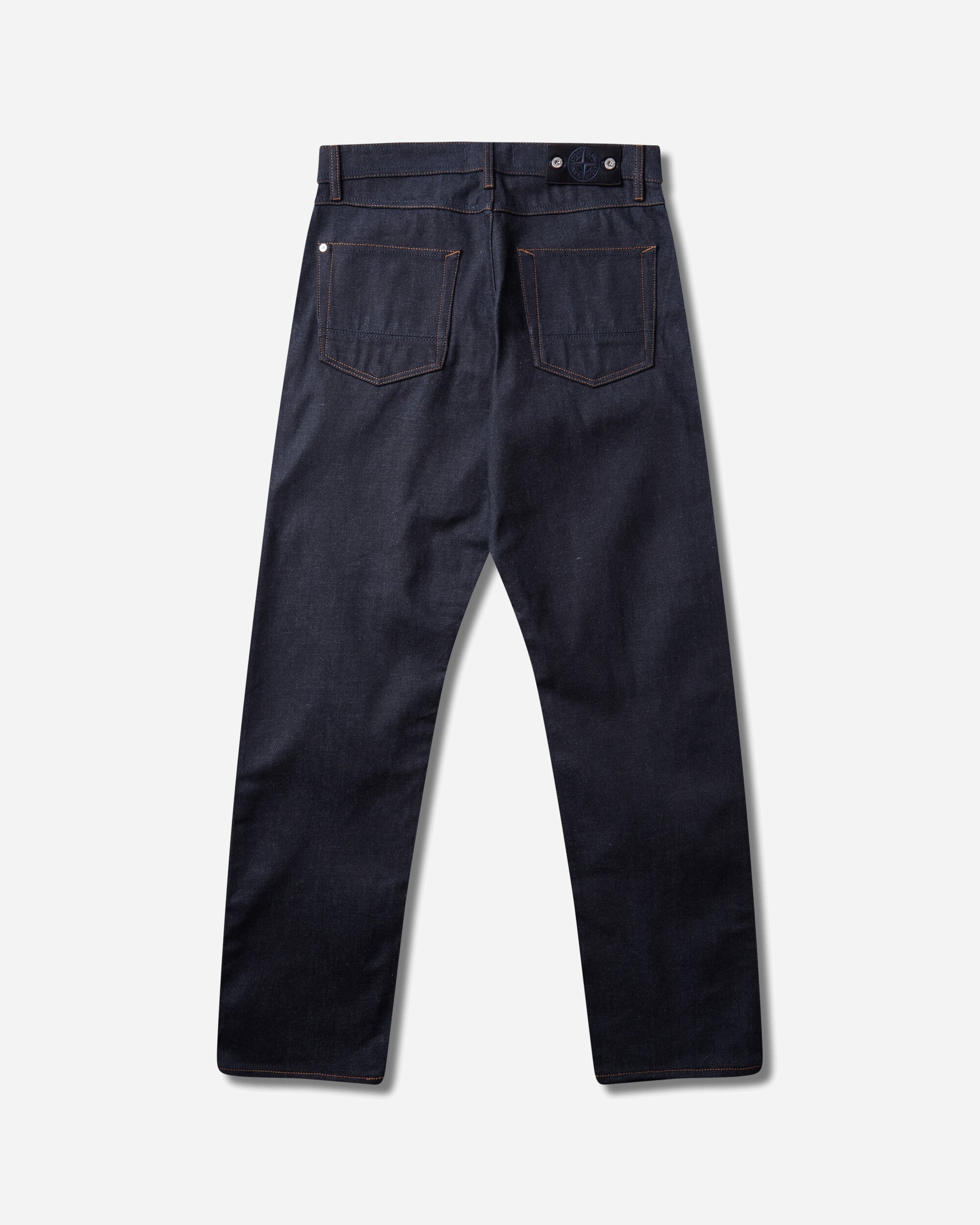Stone Island Men's Selvedge Indigo Denim-Raw Jeans Blue Raw, view 2