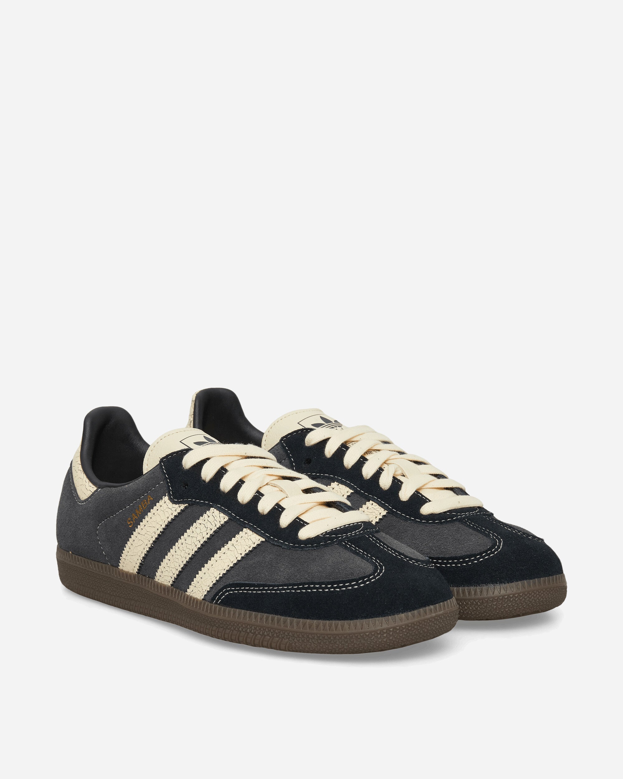 adidas Samba OG Sneakers Carbon / Warm Vanilla, view 2