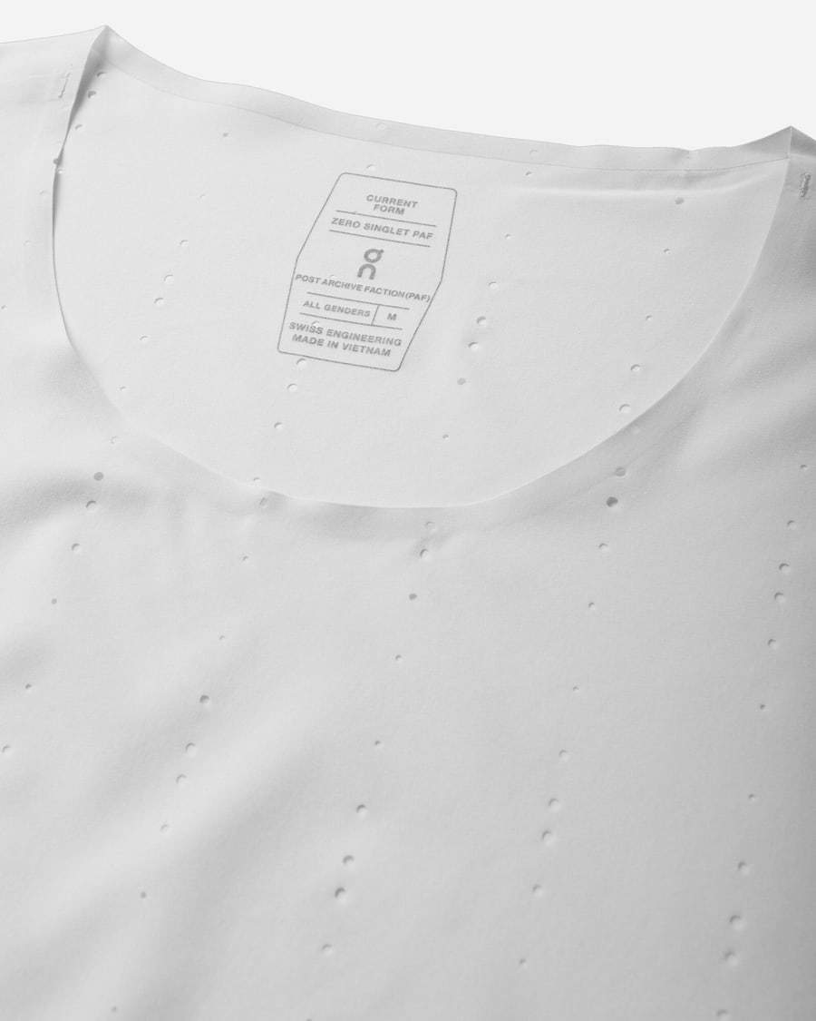 On POST ARCHIVE FACTION (PAF) Zero Singlet Lavender, view 3