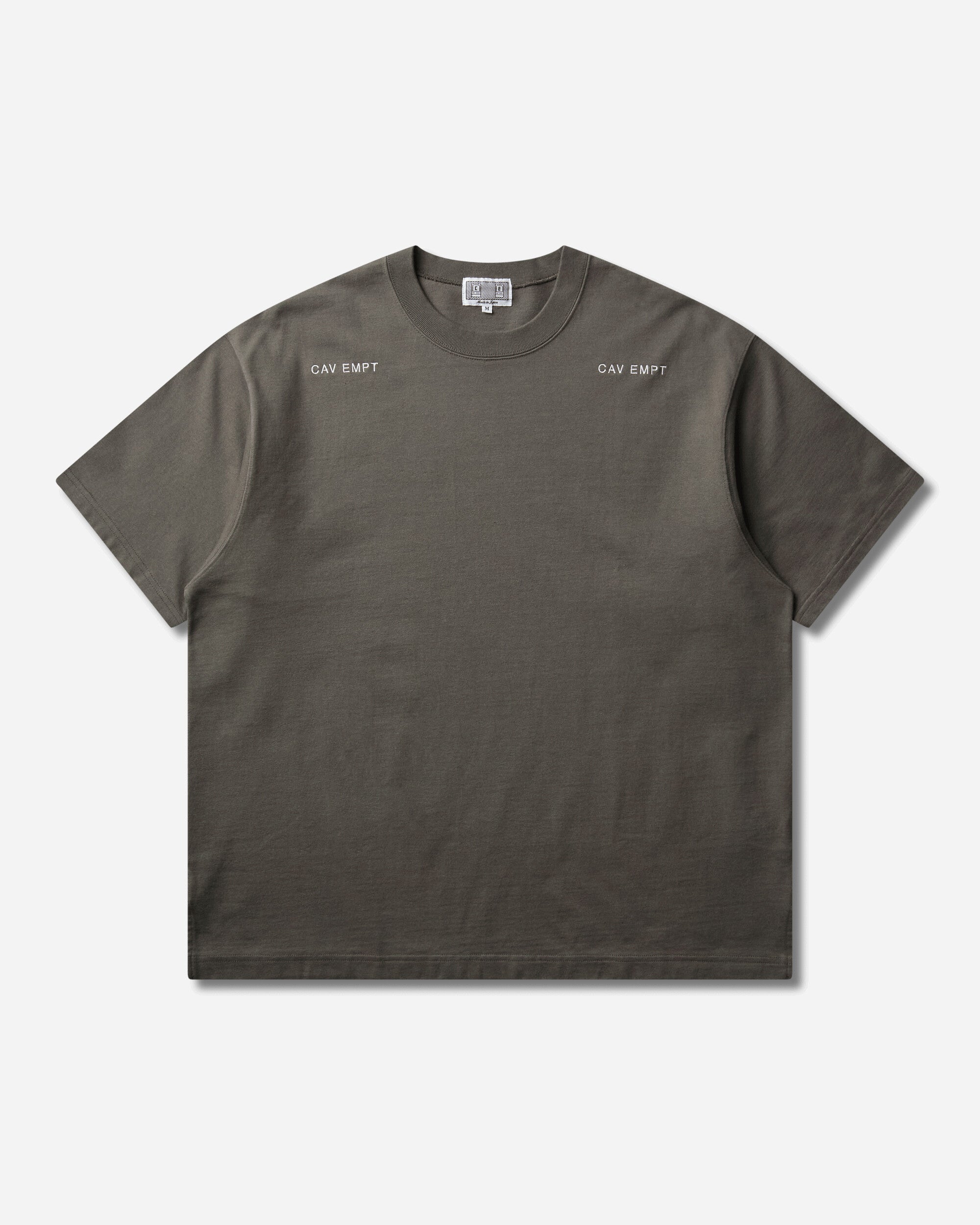 Cav Empt Men's Solid Heavy T-Shirt Charcoal