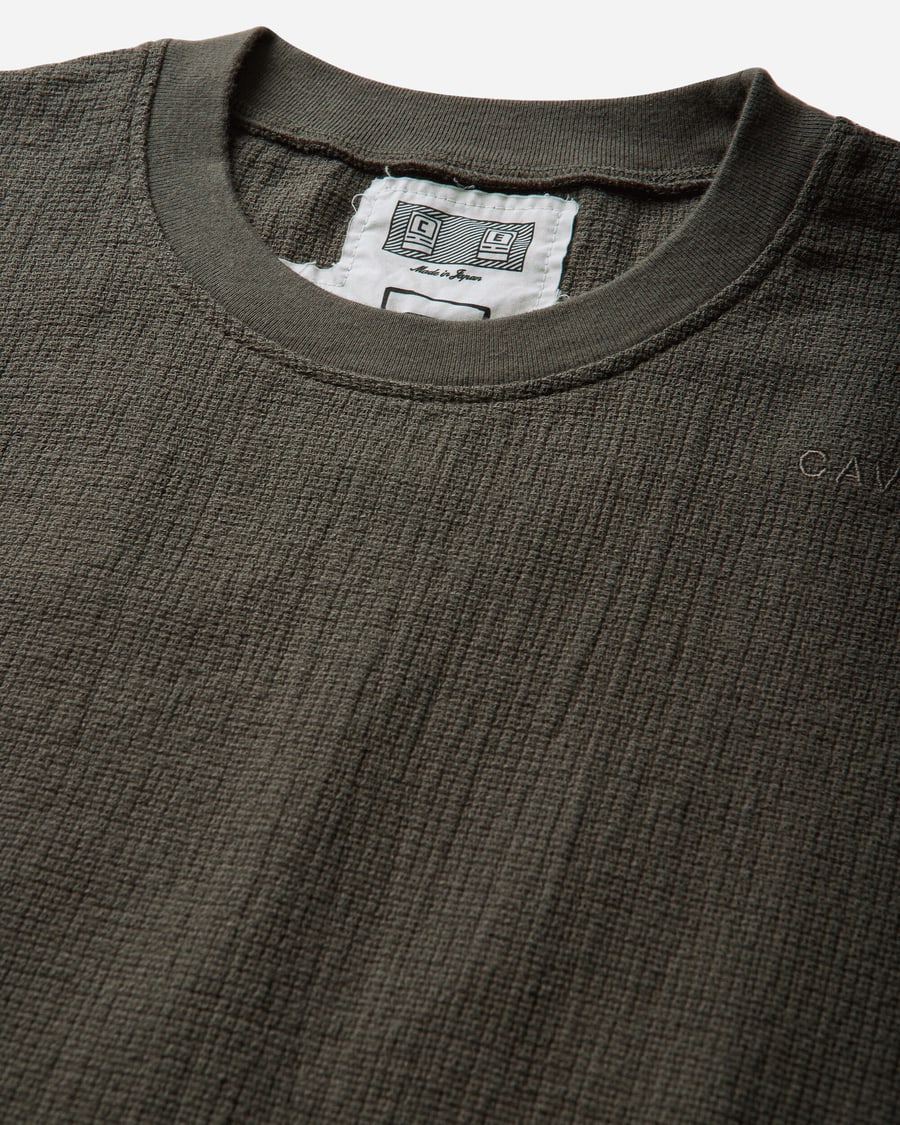 Cav Empt Men's Washed CL Longsleeve T-Shirt Khaki, view 3
