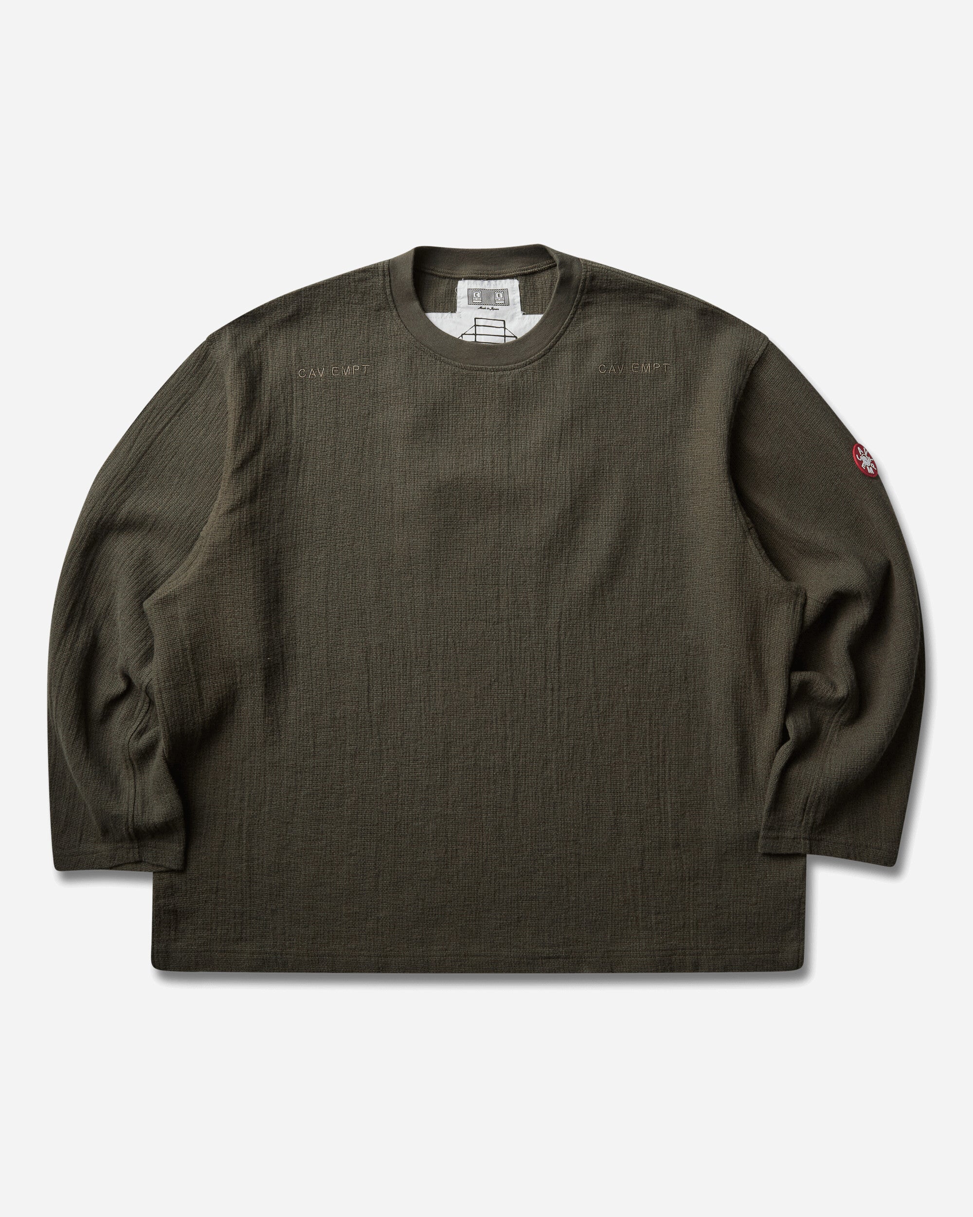 Cav Empt Men's Washed CL Longsleeve T-Shirt Khaki